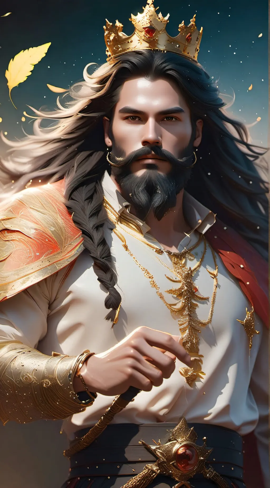 ai character: Fredrick the king background