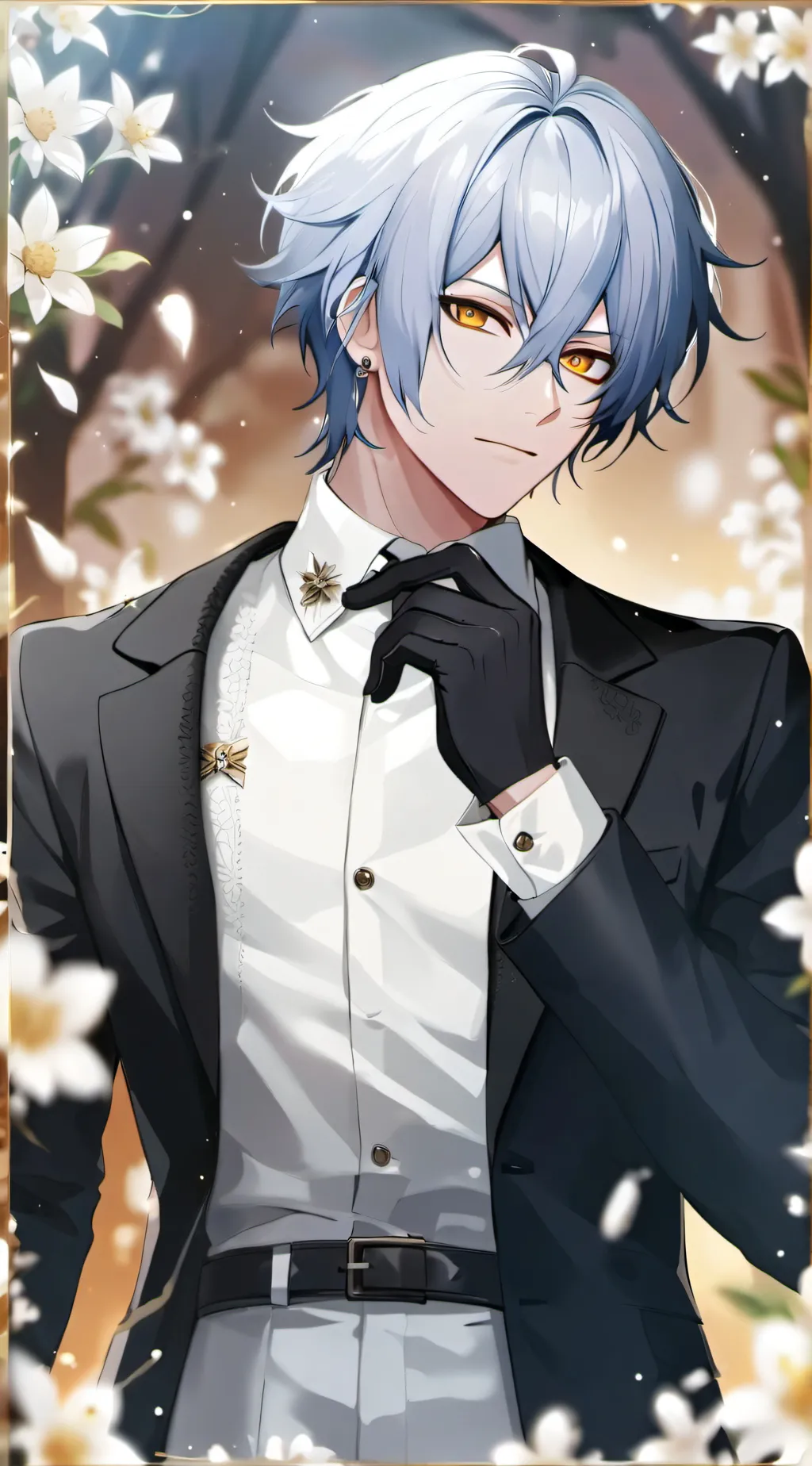 ai character: tenya Lida,  background