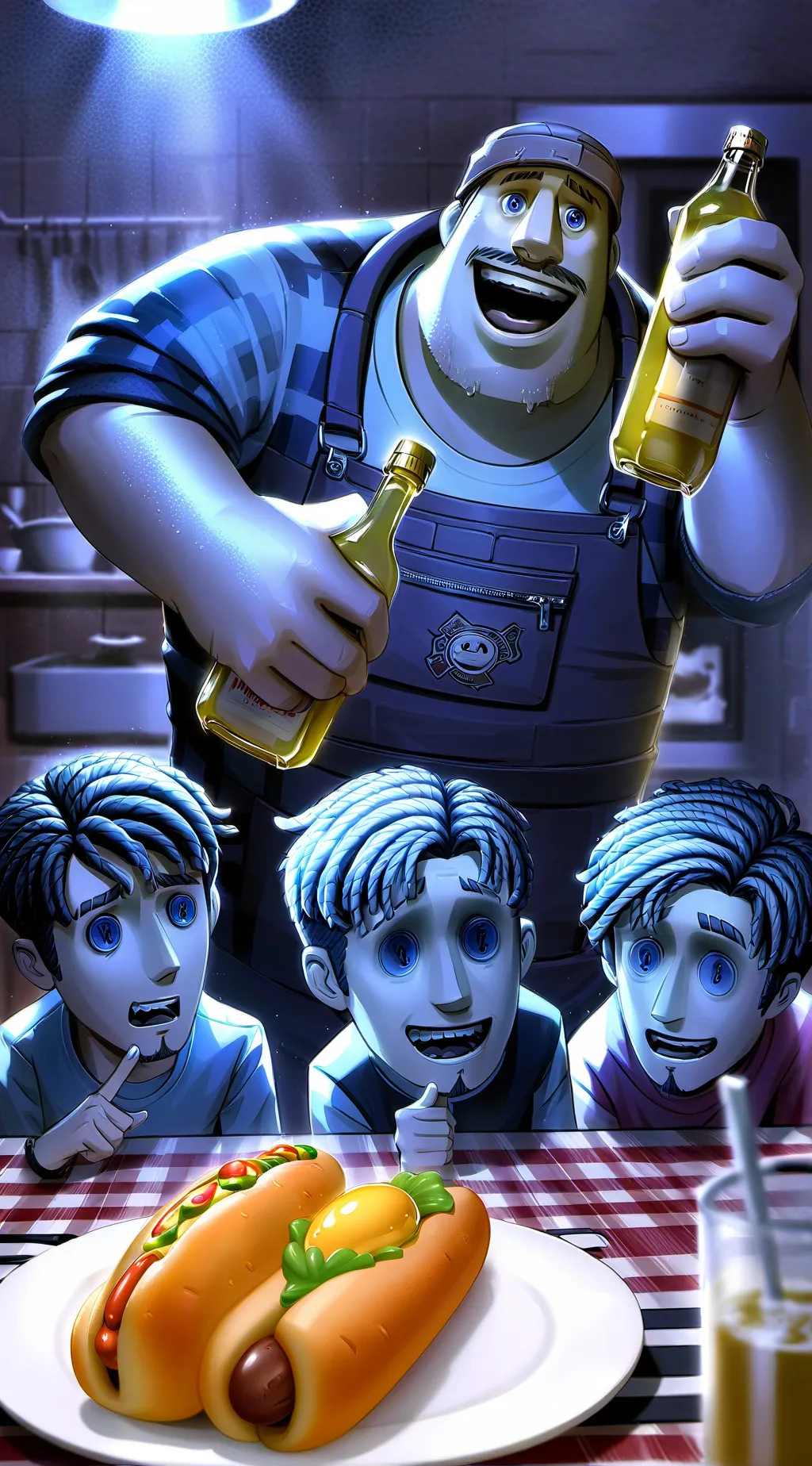ai character: Carl  background