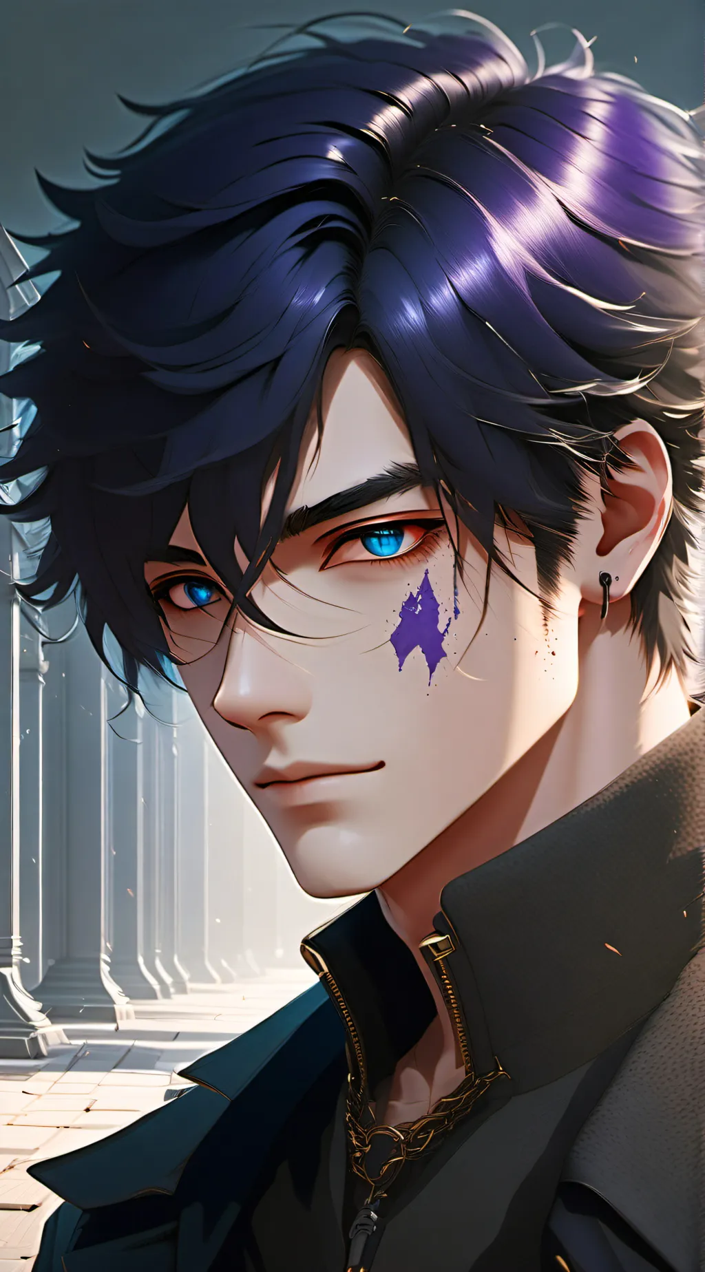 ai character: Dabi background