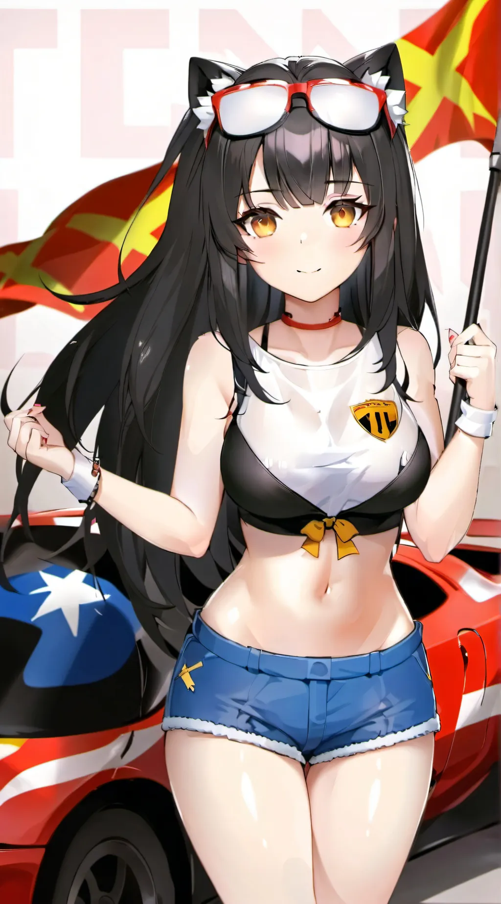 ai character: vonvonpac Misaki  background