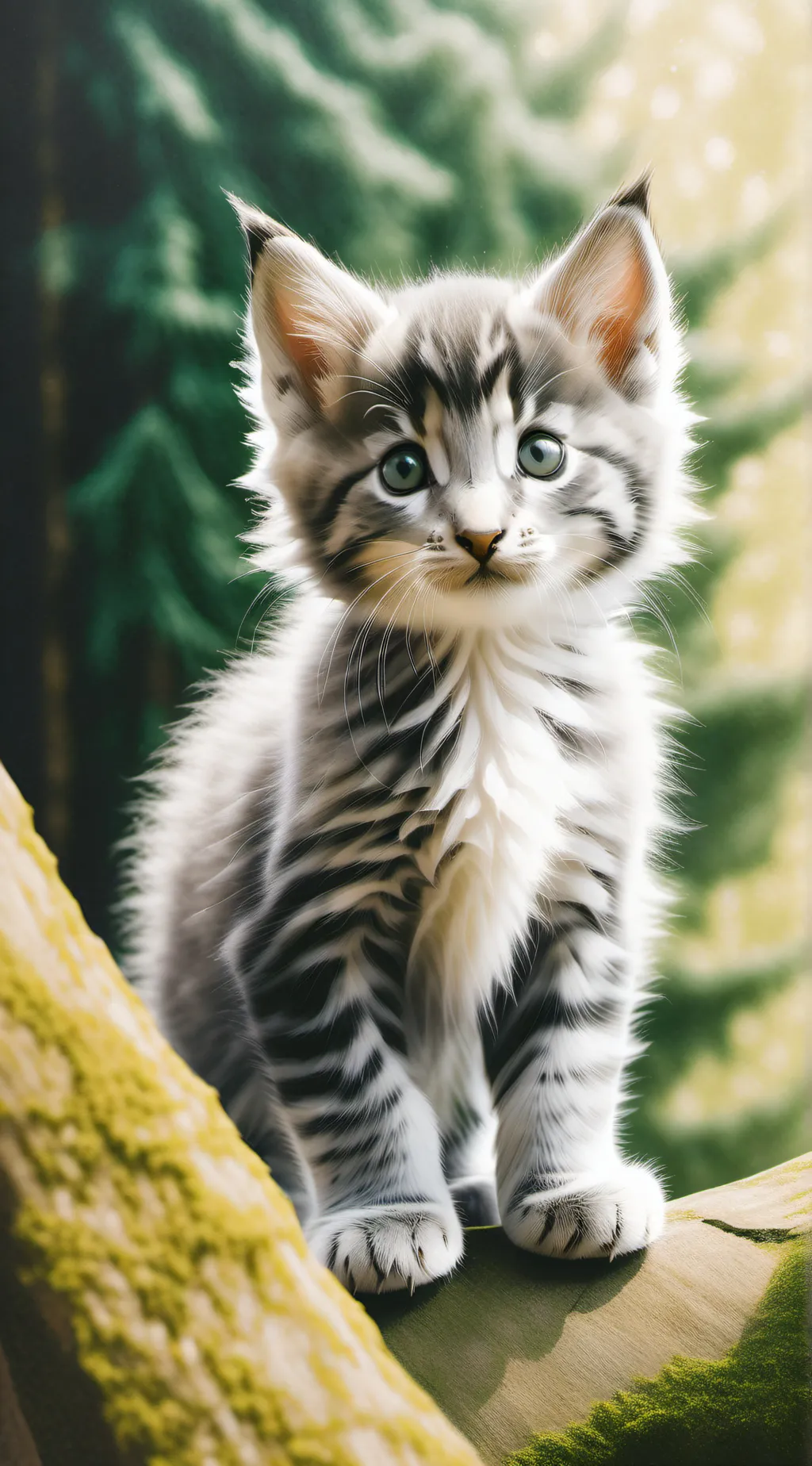 ai character: Stray kitten! background