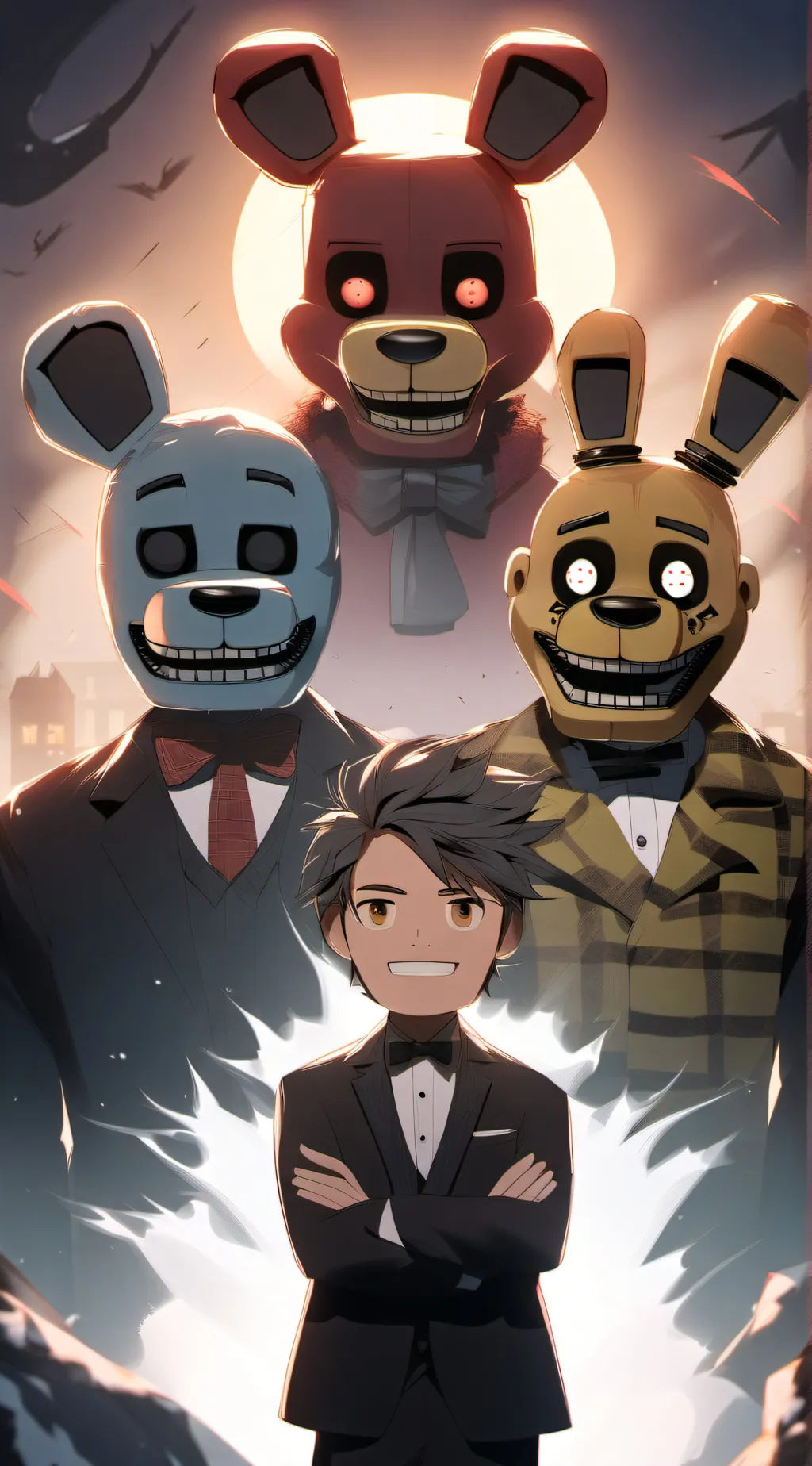ai character: FNAF background