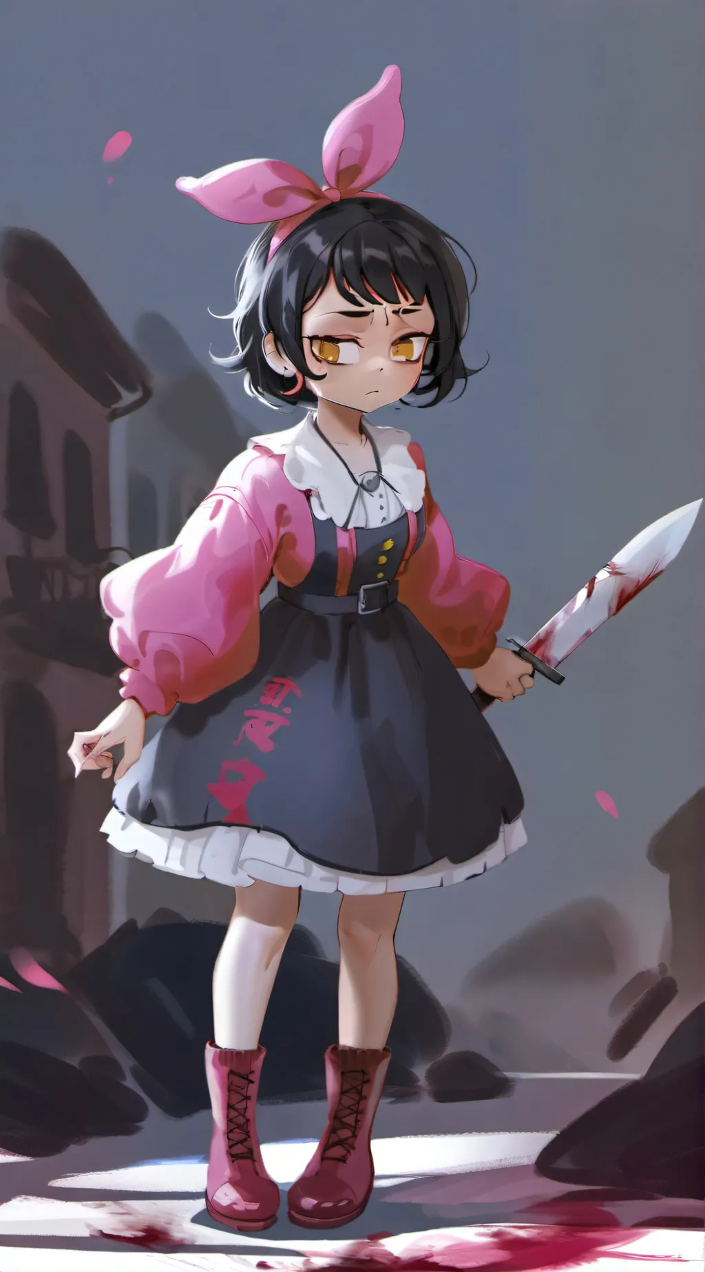 ai character: Nene  background