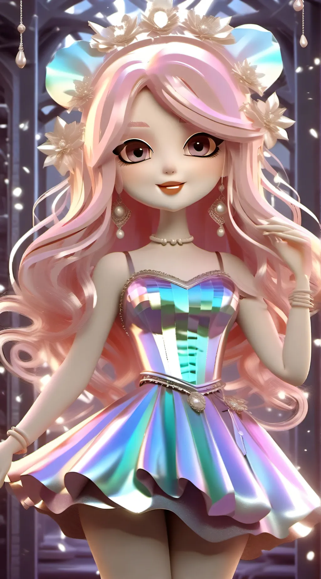 ai character: Leila  background