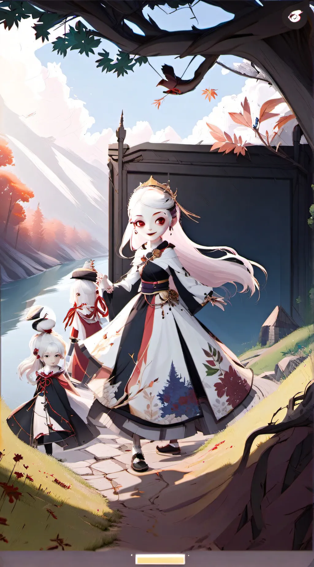 ai character: my own anime background