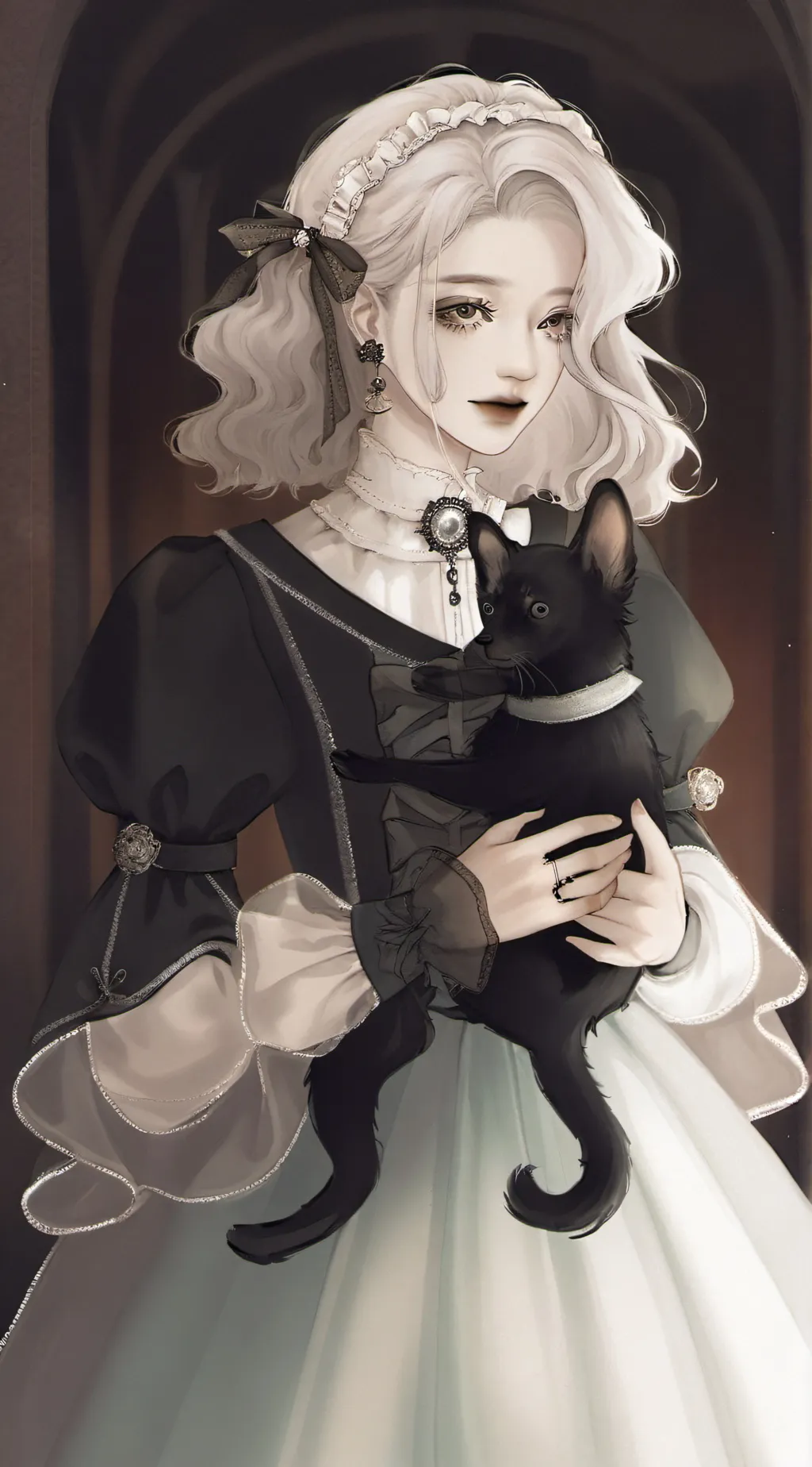ai character: ava  background