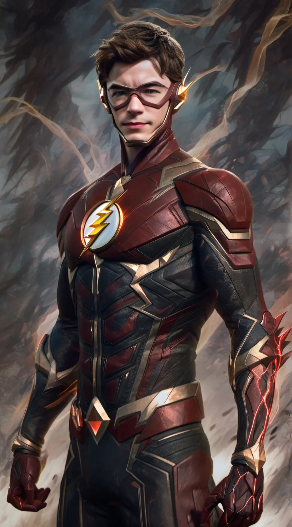 ai character: Barry Allen, Flash background