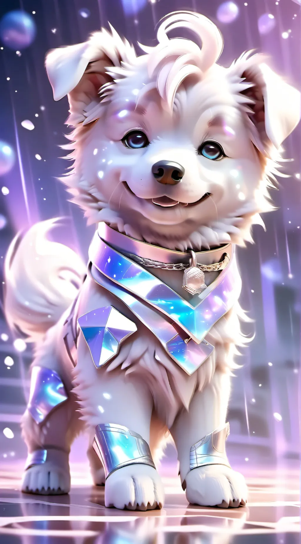 ai character: luka ❤️💜 background