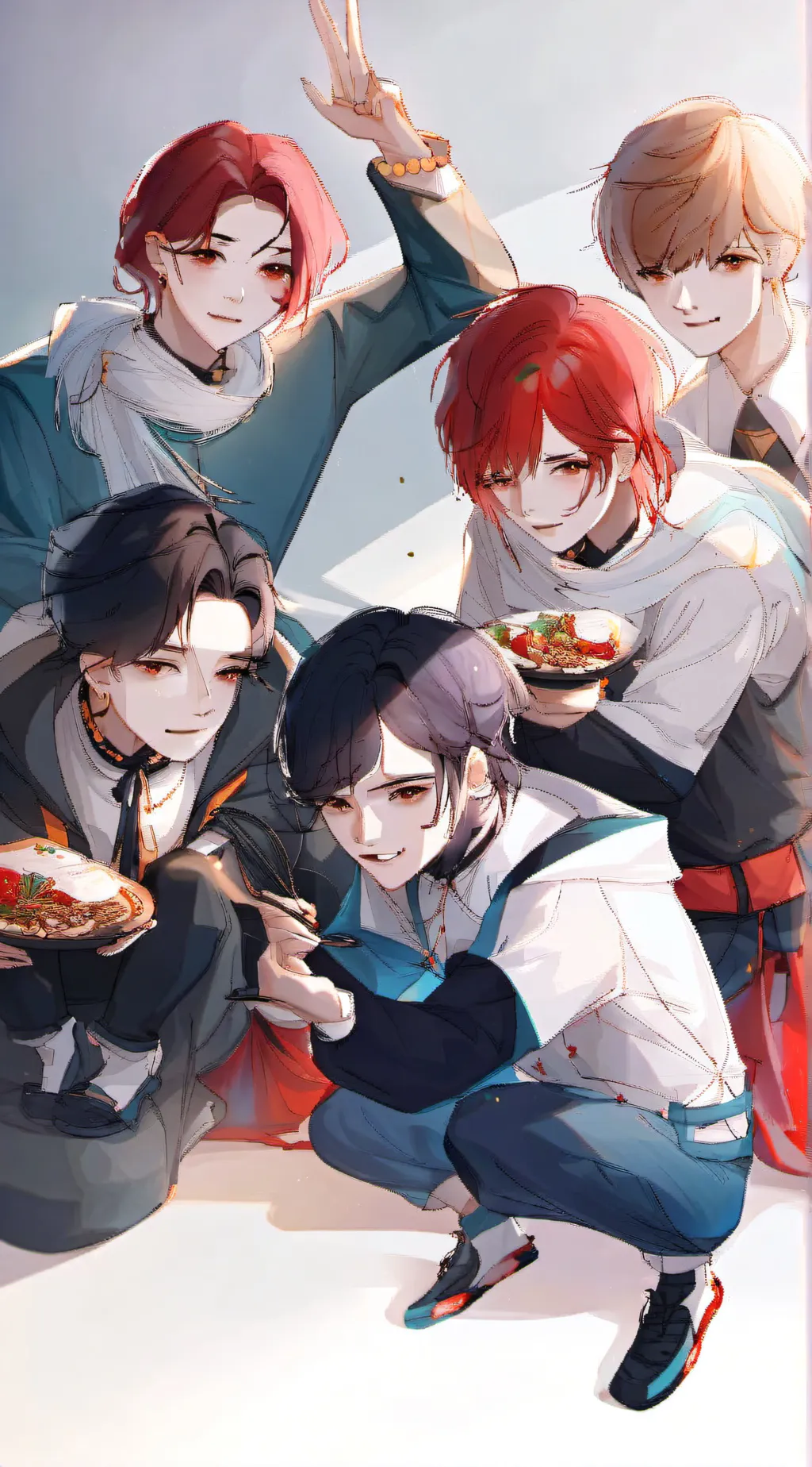 ai character: skz concert background