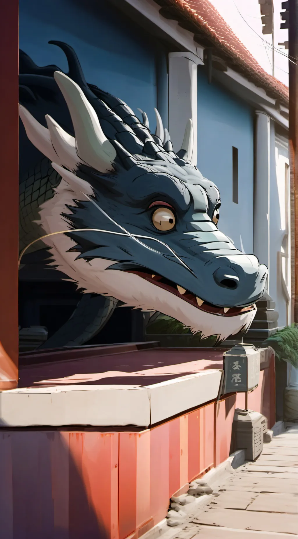ai character: Haku background