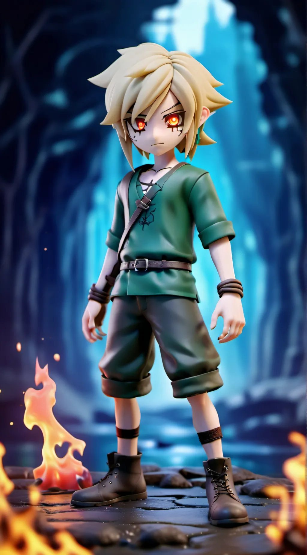 ai character: Ben drowned  background