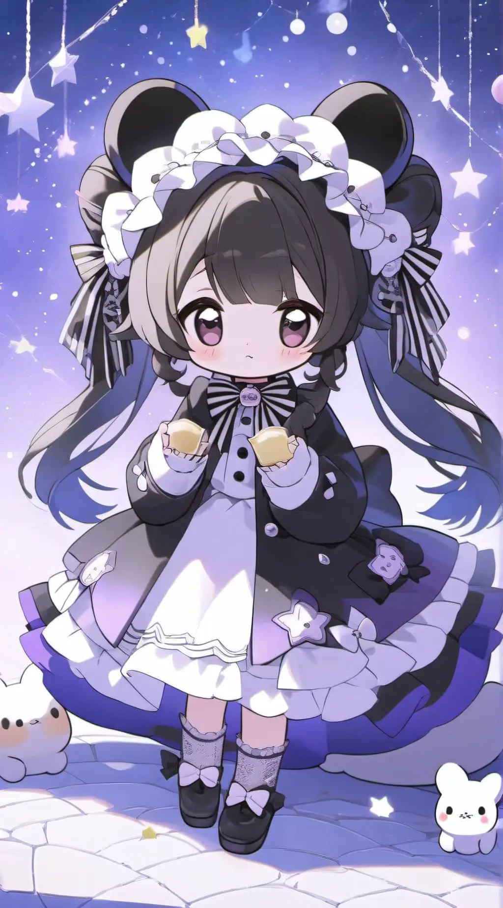 ai character: Kuromi background