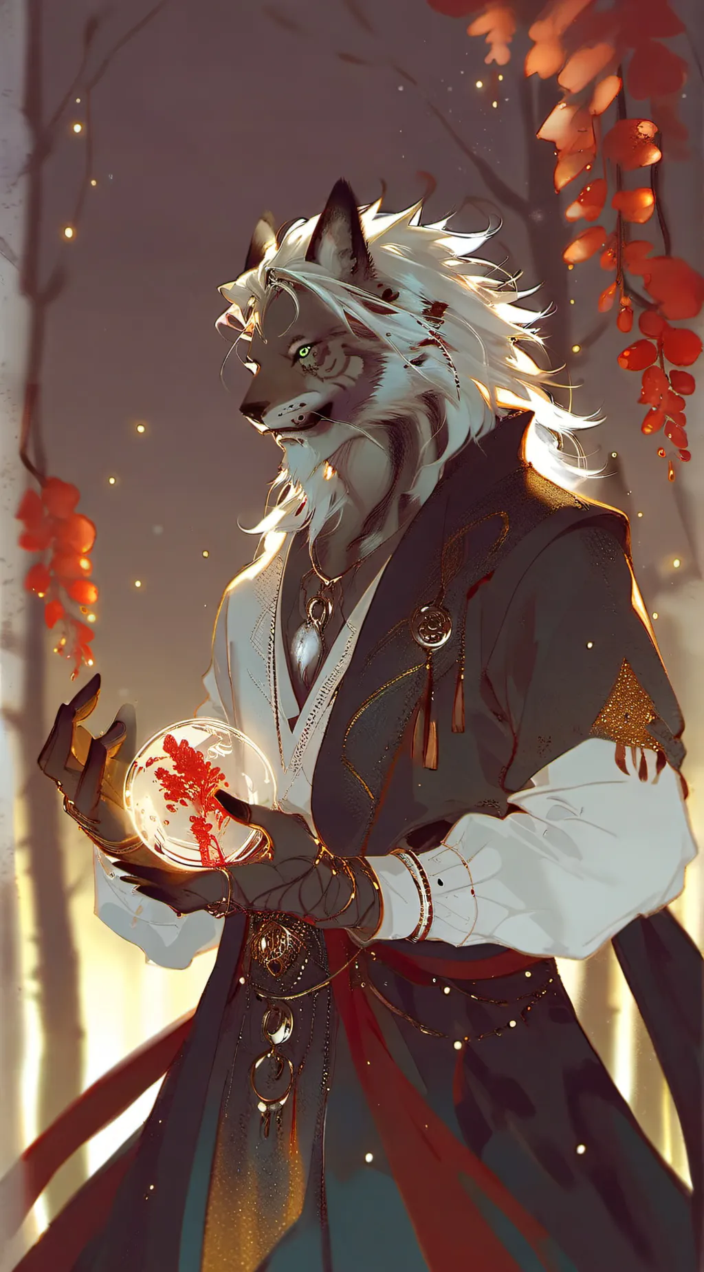ai character: Werewolf background