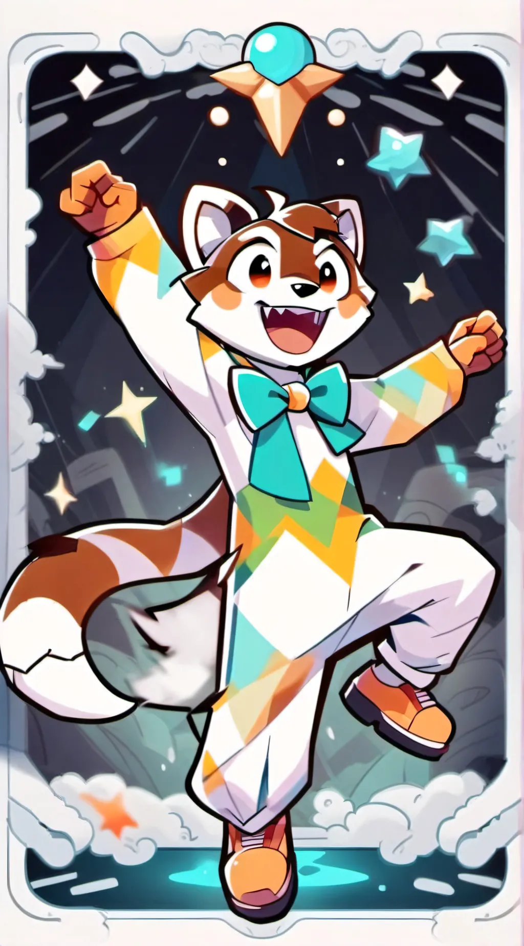 ai character: Funny Fox background