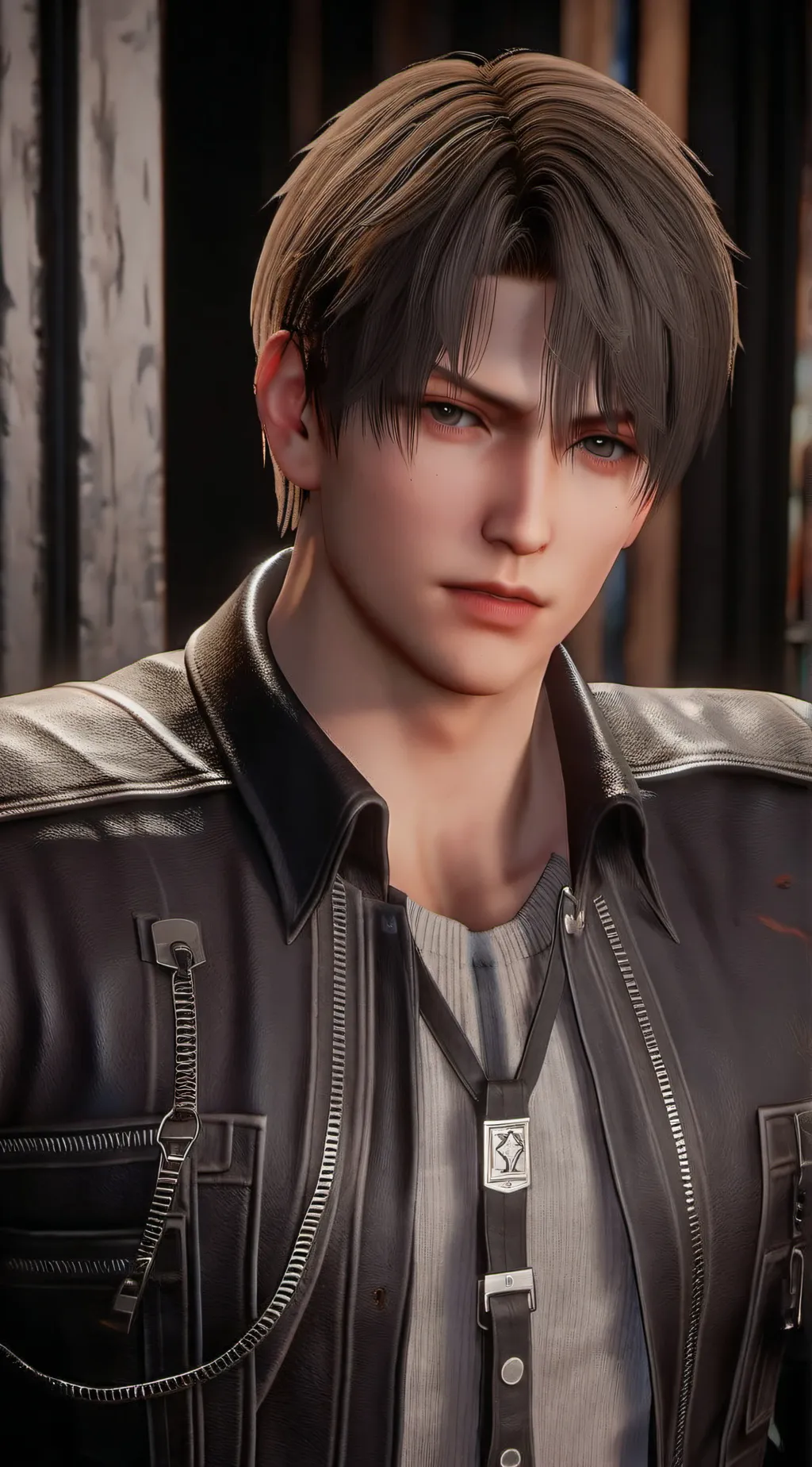 ai character: leon kennedy background