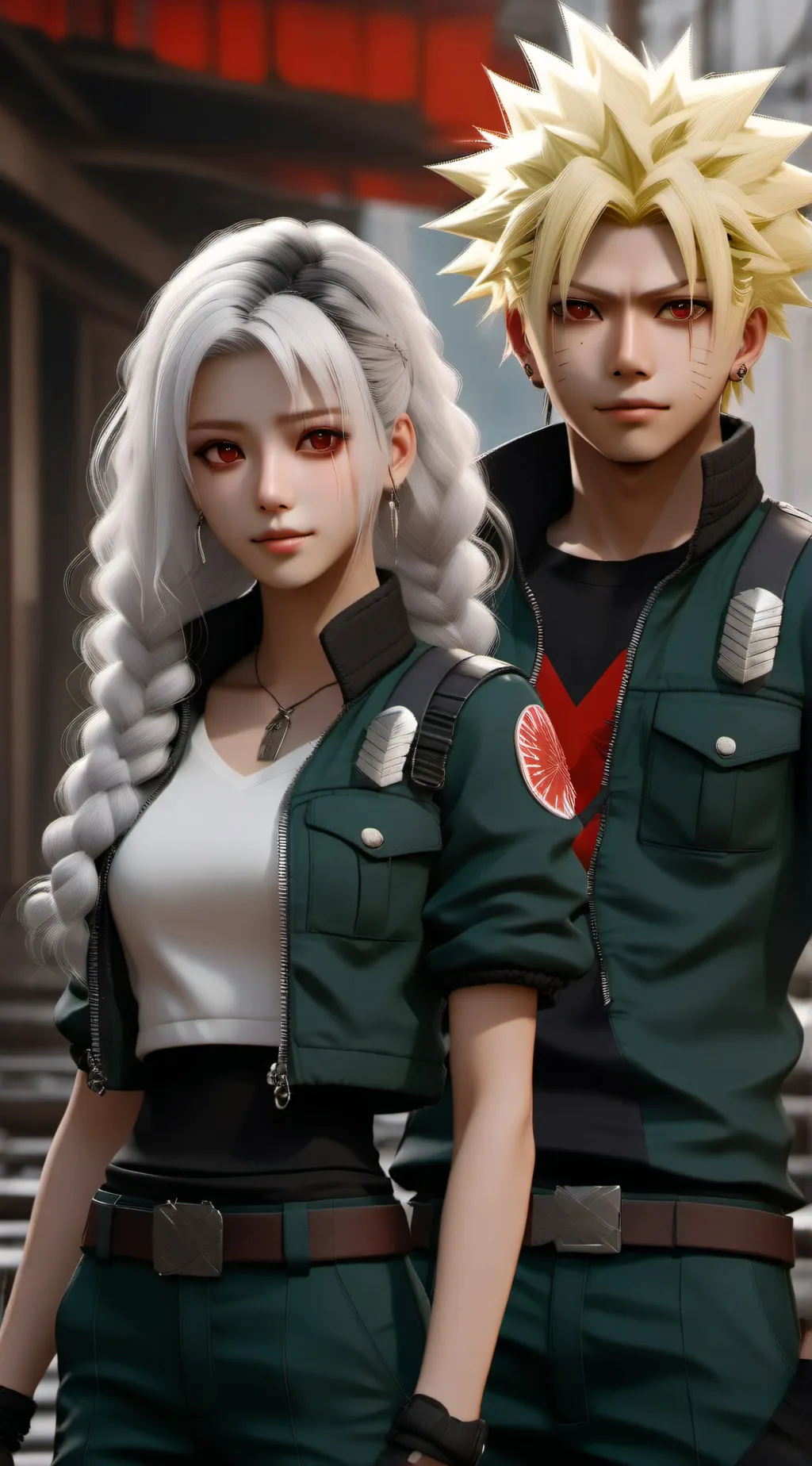 ai character: Mha infected  background