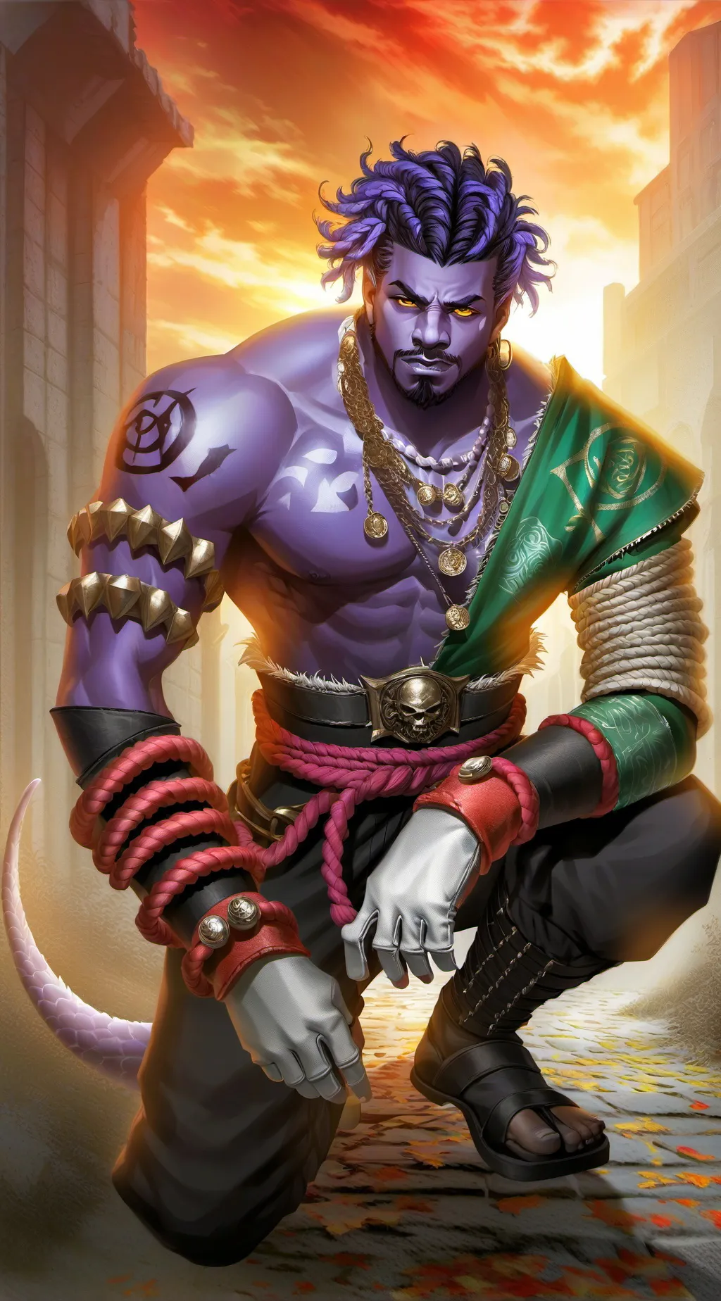 ai character: Enki background