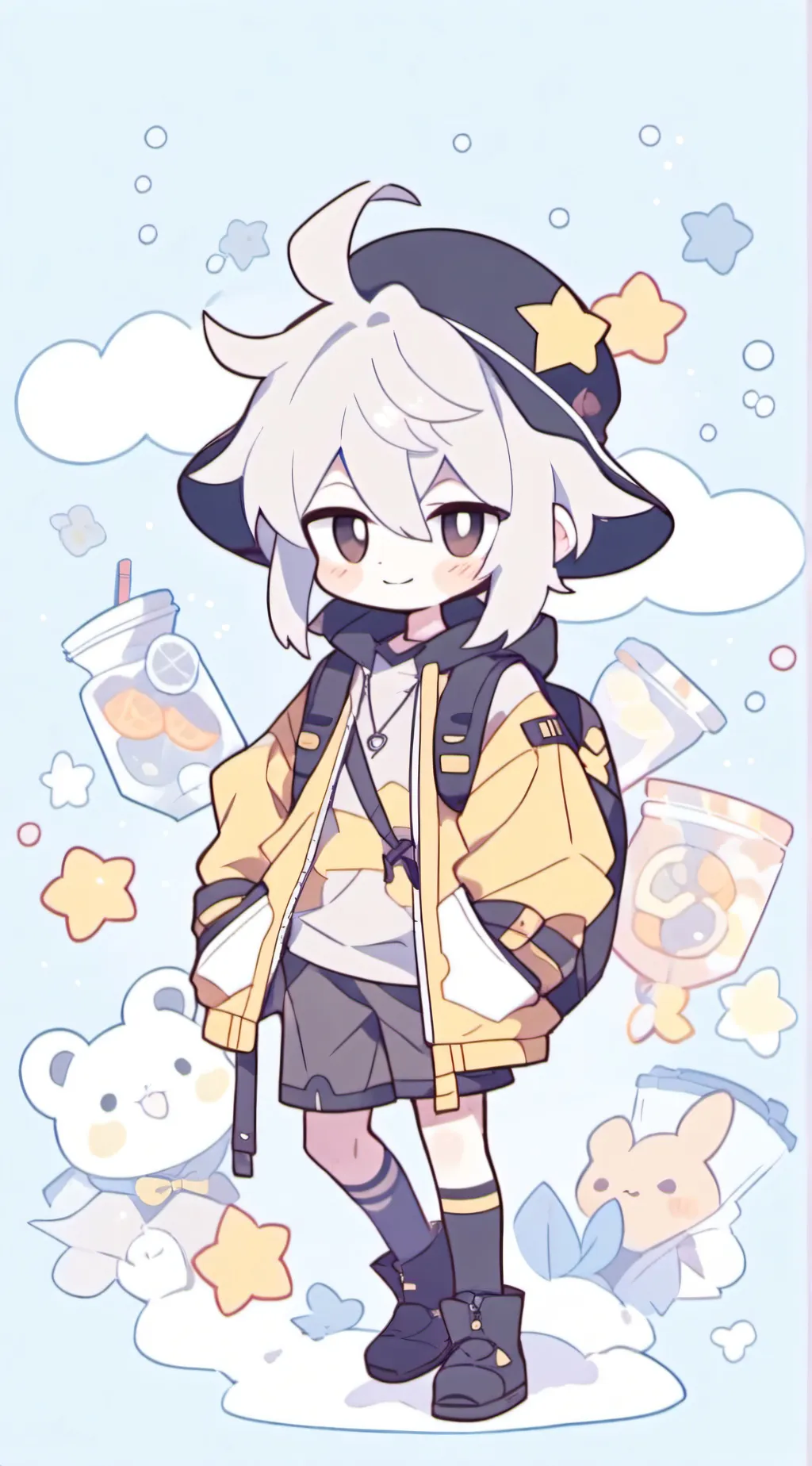 ai character: kny background