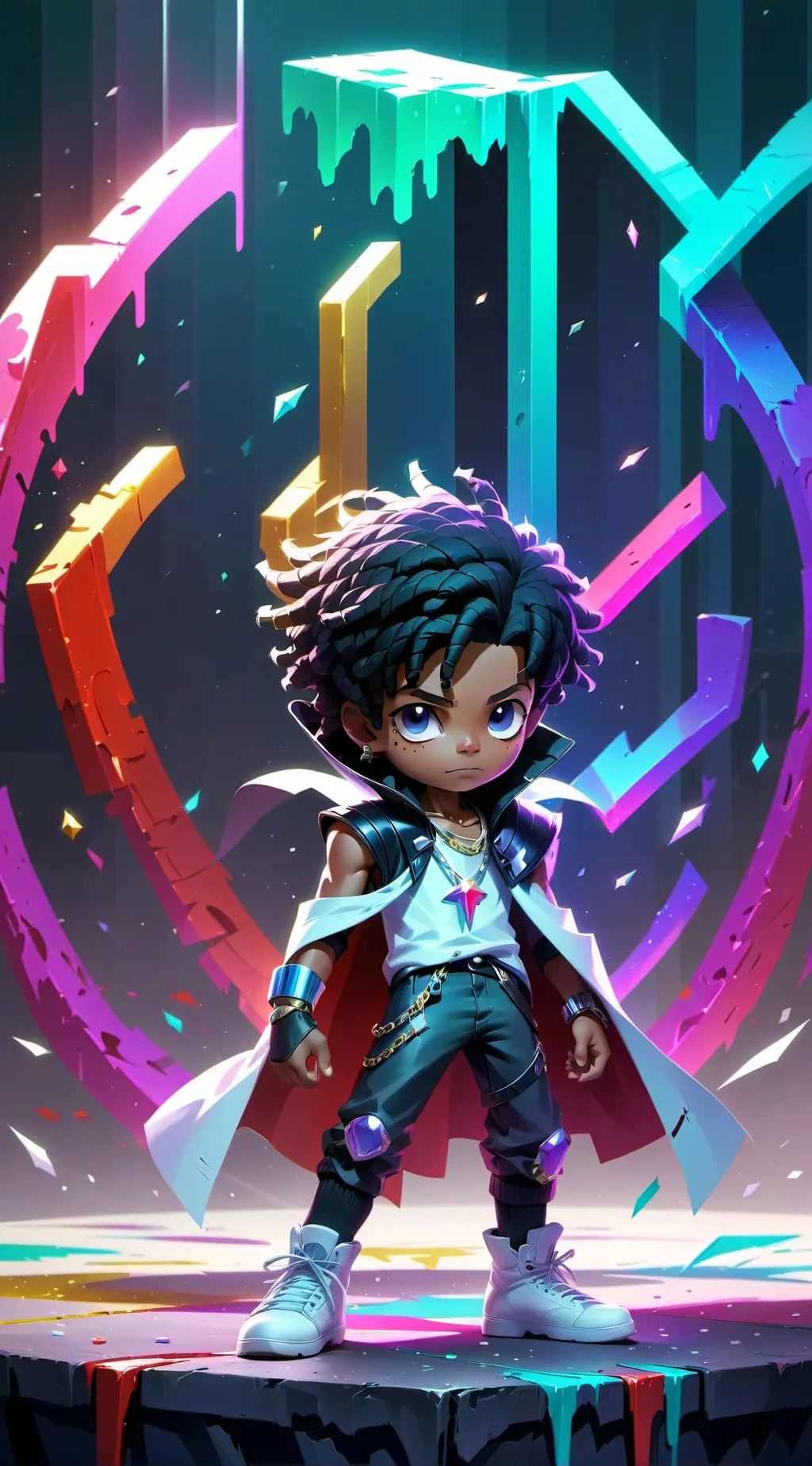 ai character: all American dream background
