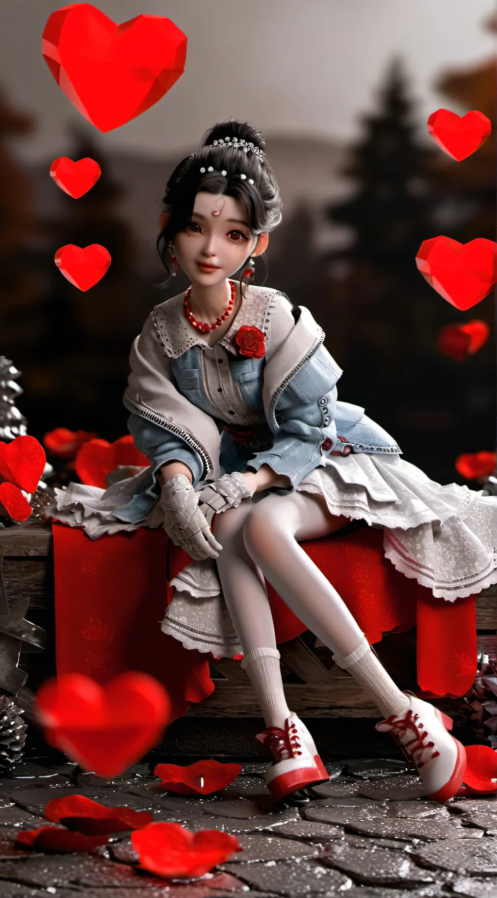 ai character: Ana  background