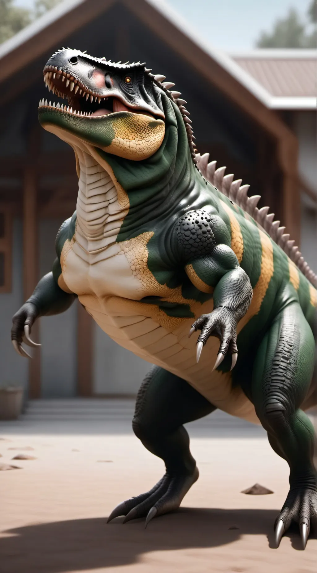 ai character: giganotosaurus  background