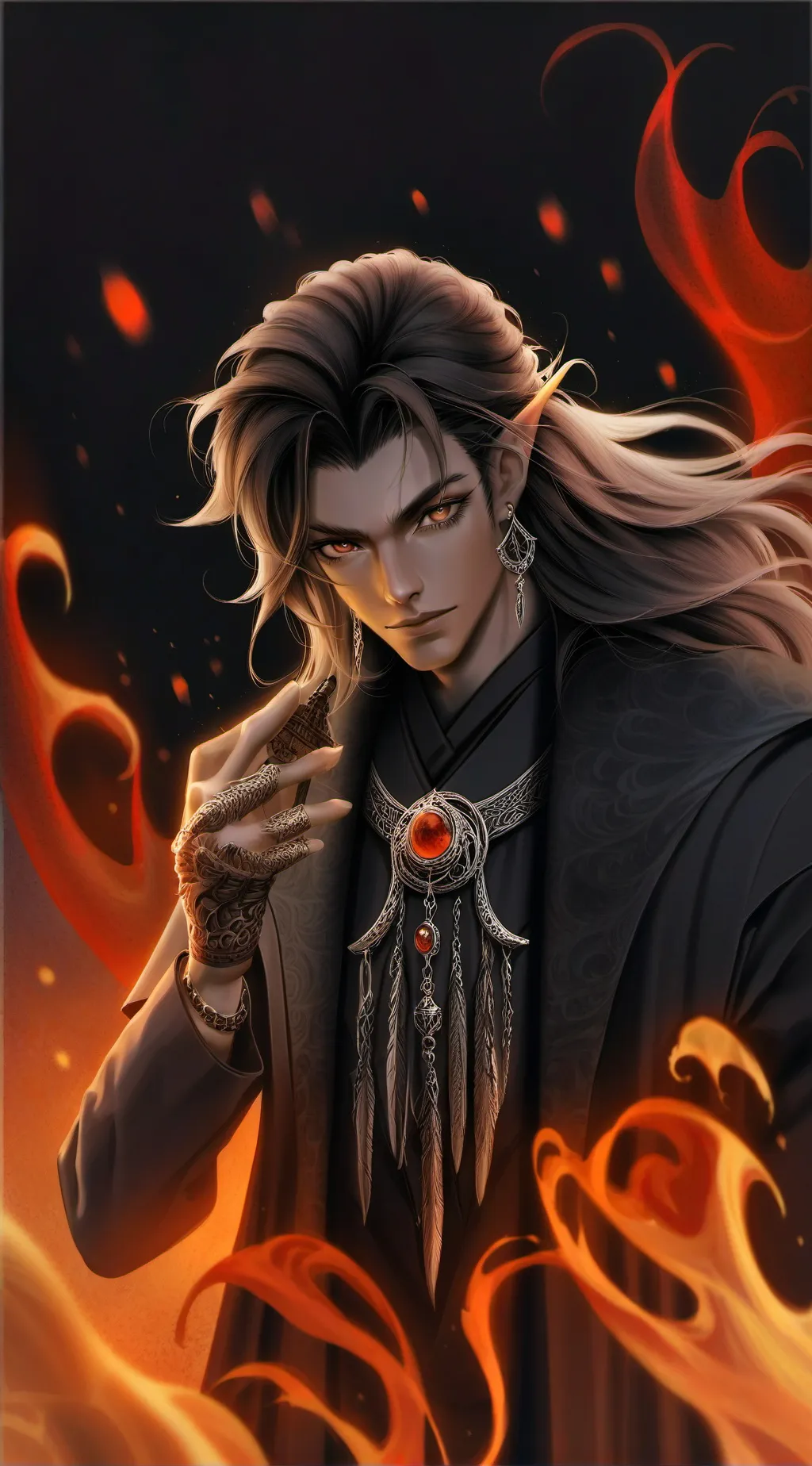 ai character: Prine Pyrite background