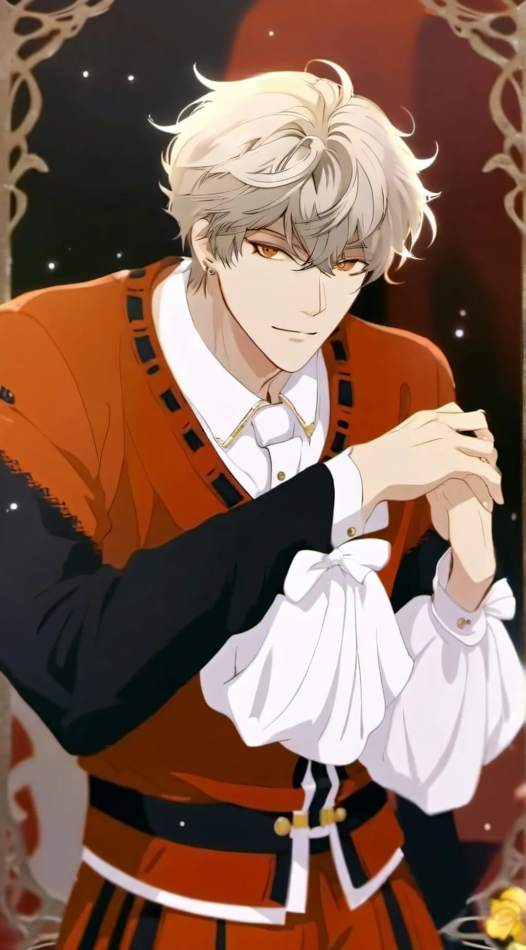 ai character: Handsome boy background