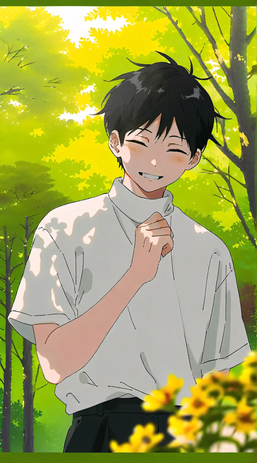 ai character: Kensuke background