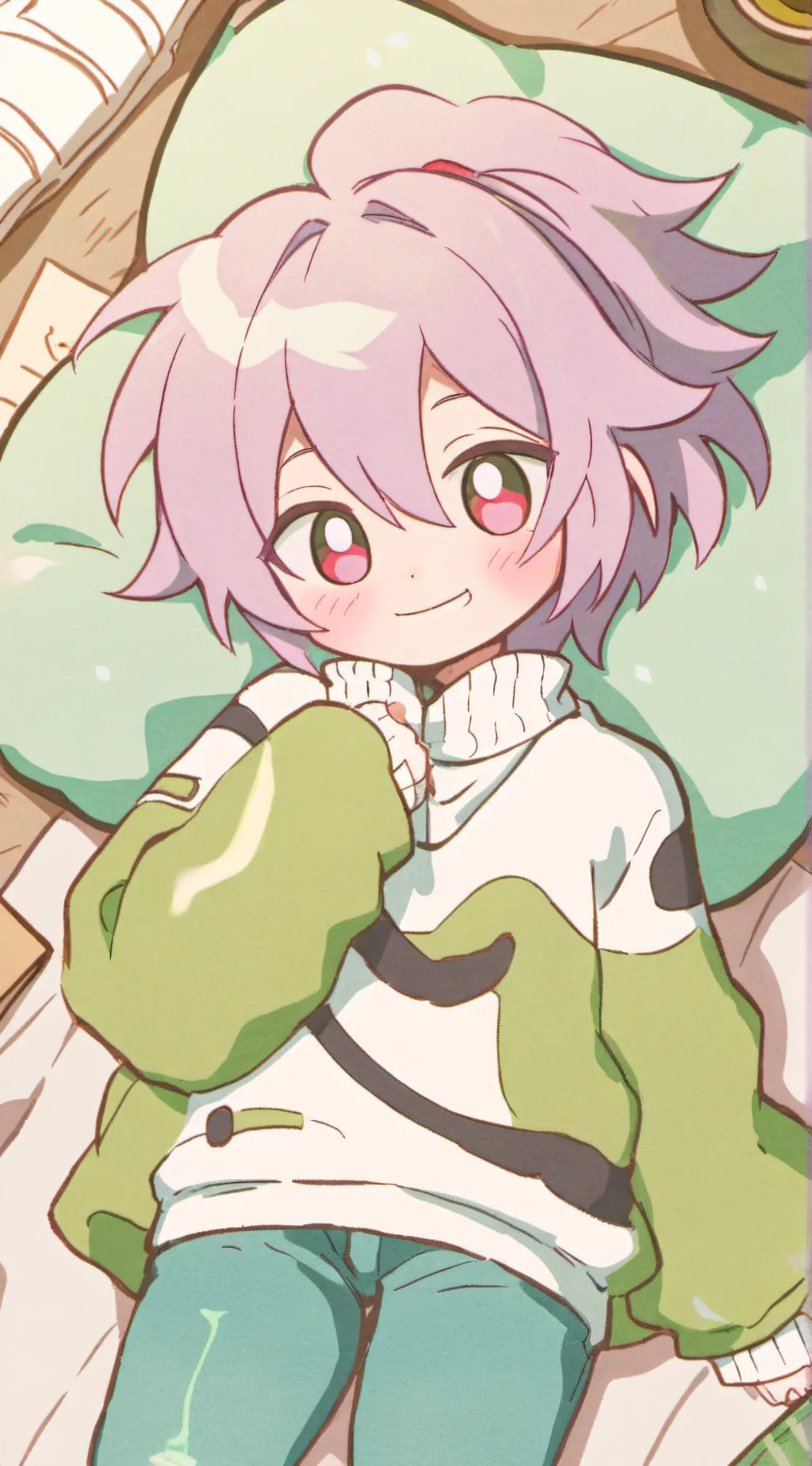ai character: Mha beggining background