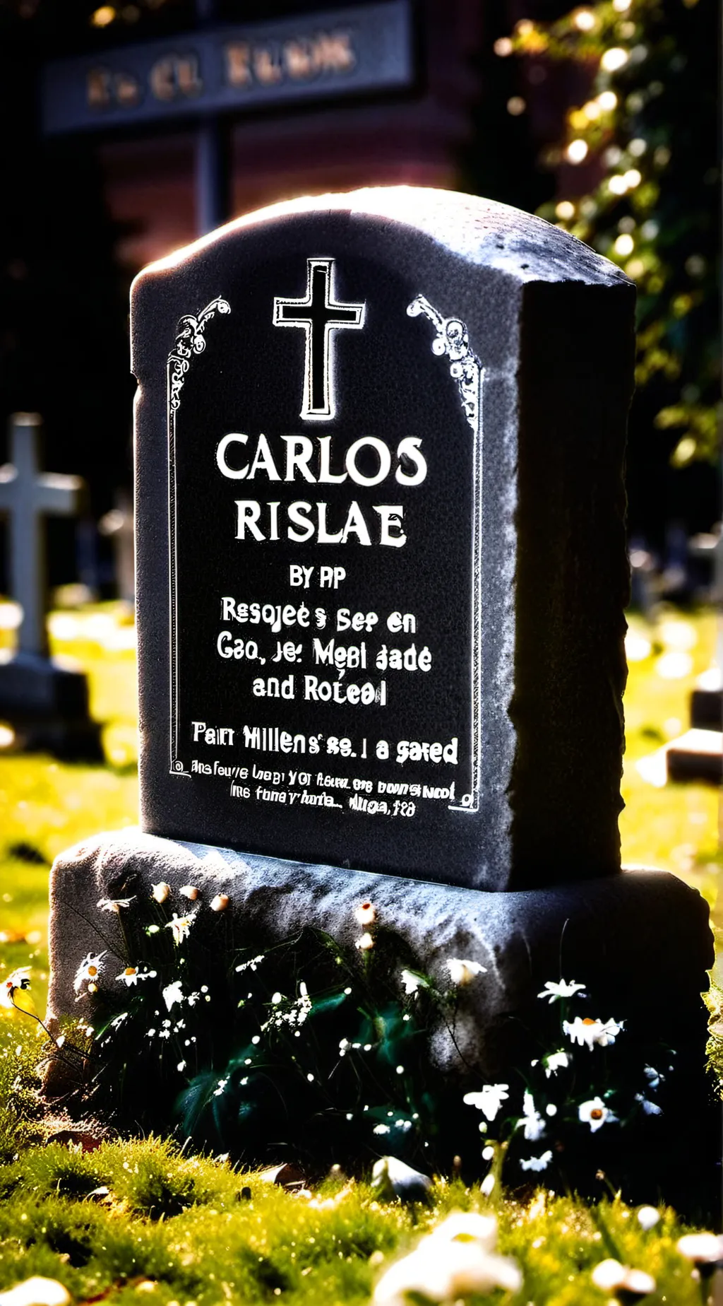 ai character: R.I.P Carlos 🫡 background