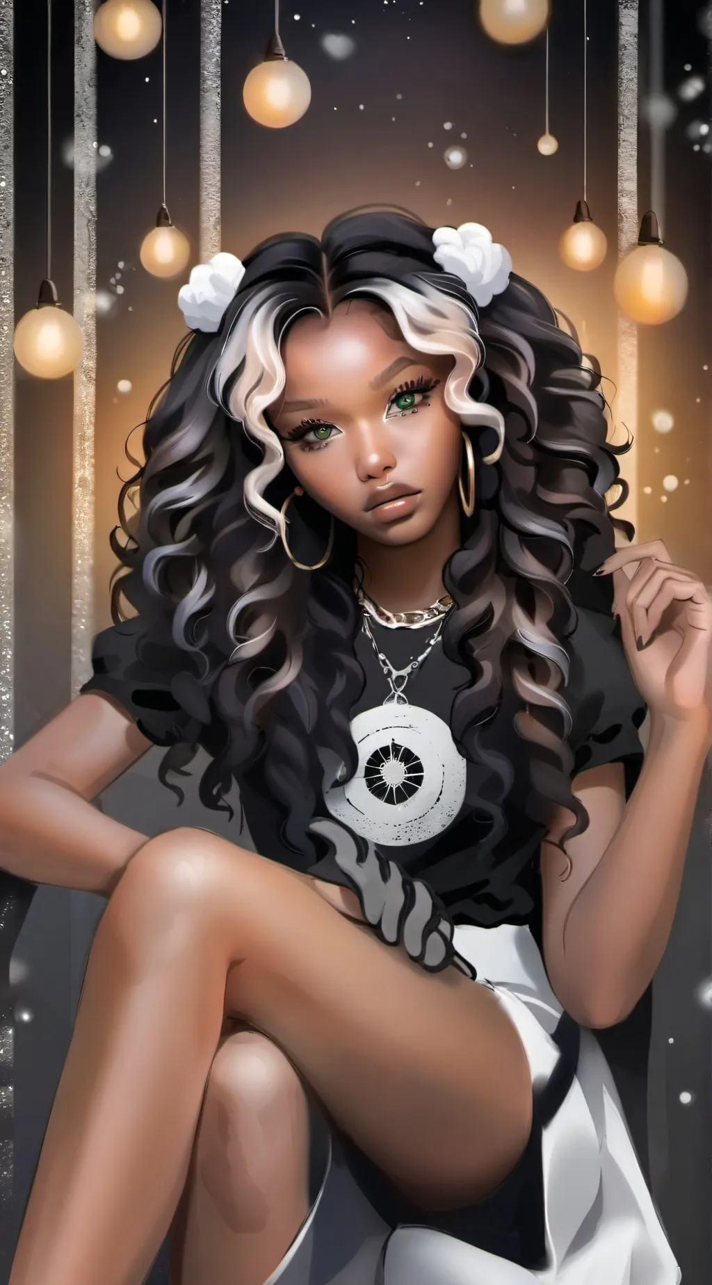 ai character: Cecelia or Cece  background