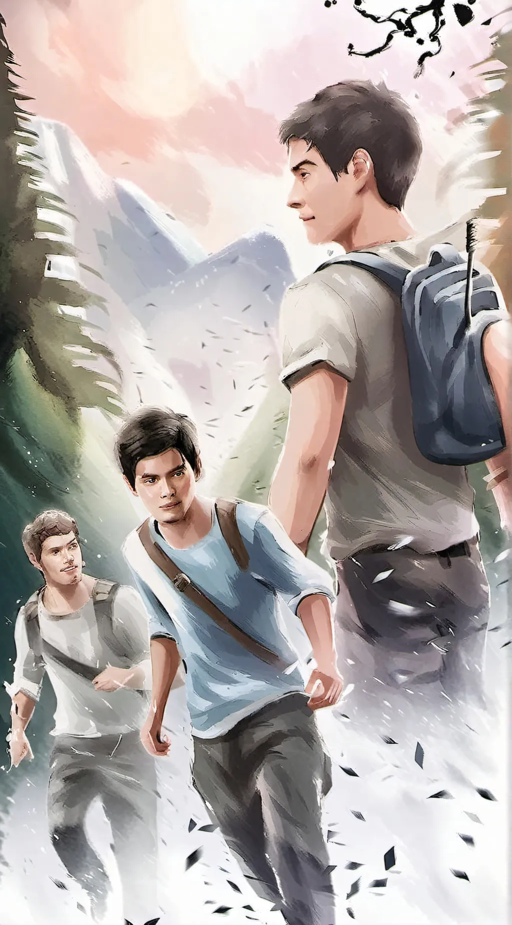 ai character: Maze runner background