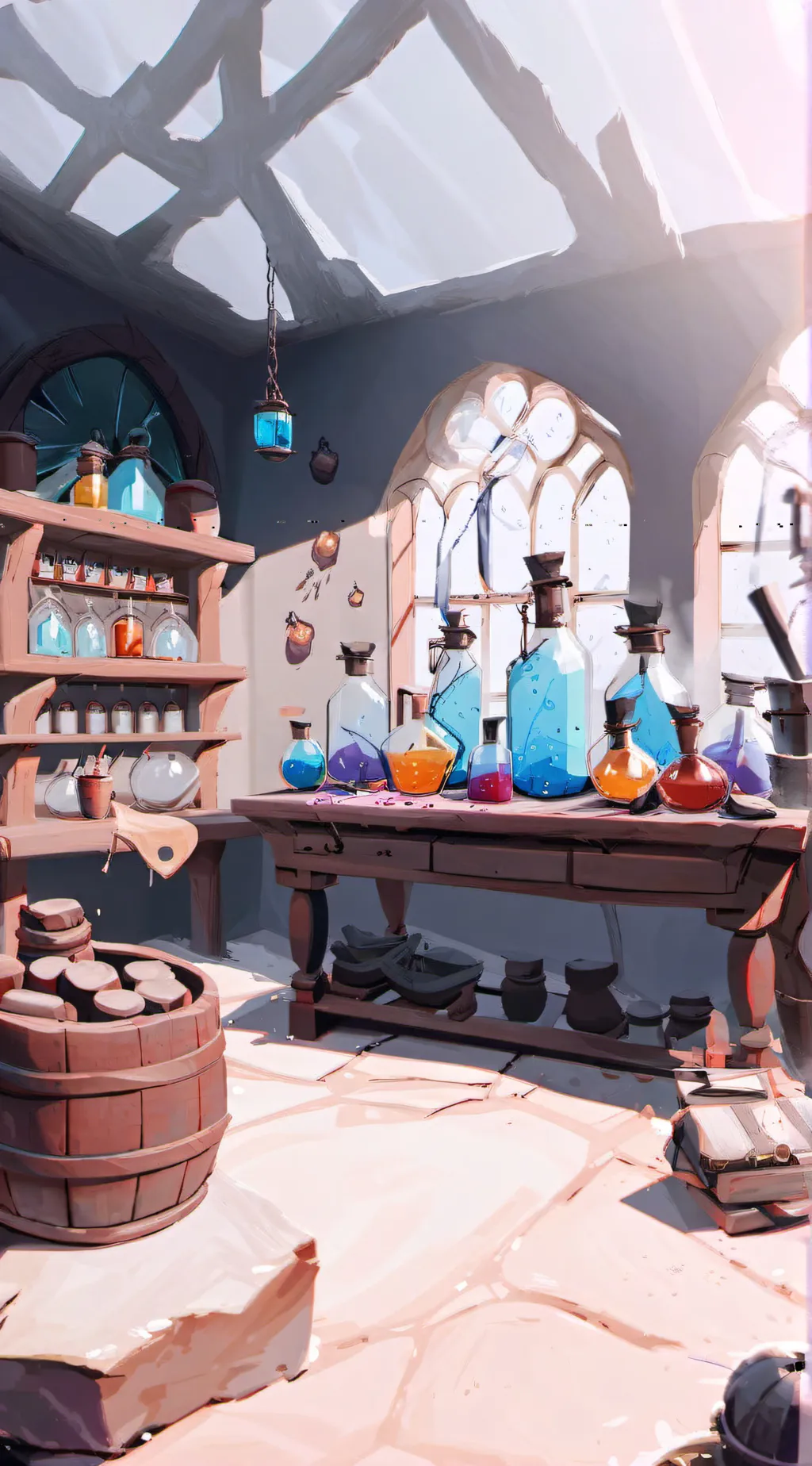 ai character: potion  background