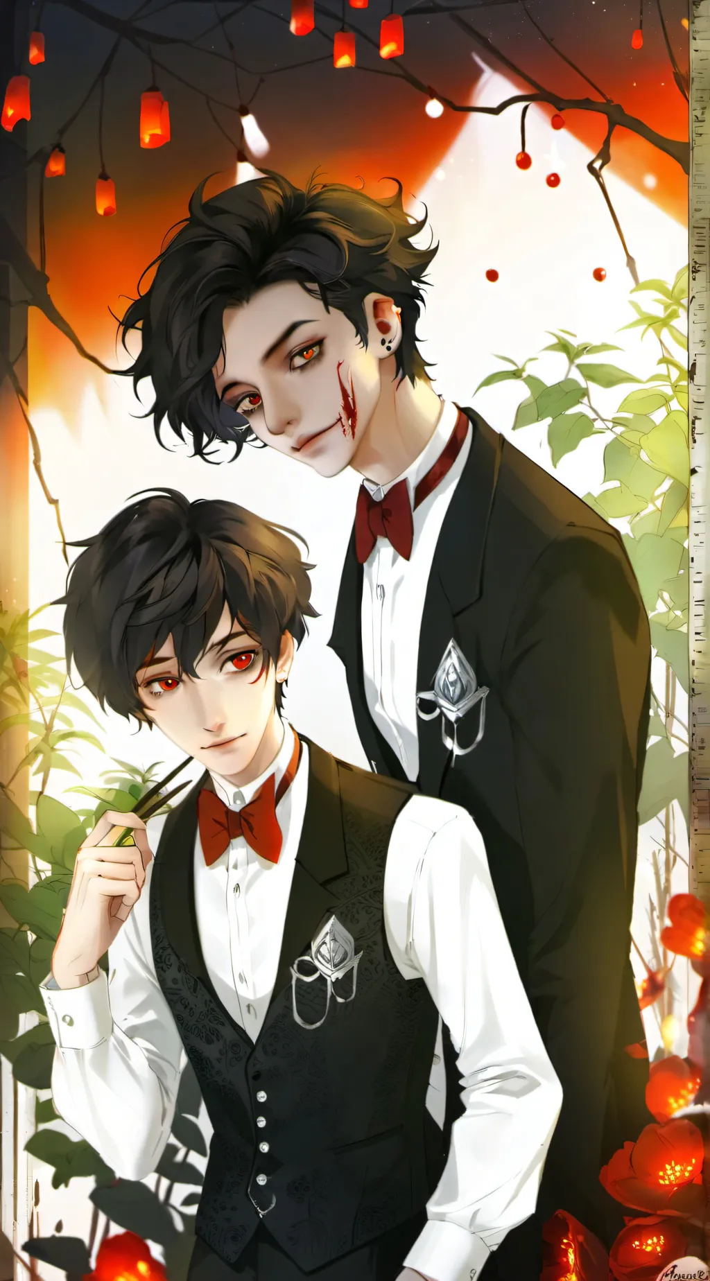 ai character: Raidoapple  background