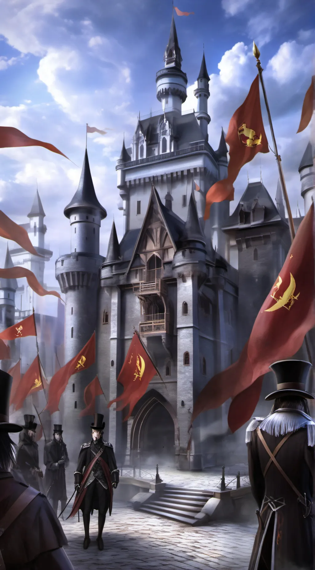 ai character: Hogwarts ships  background