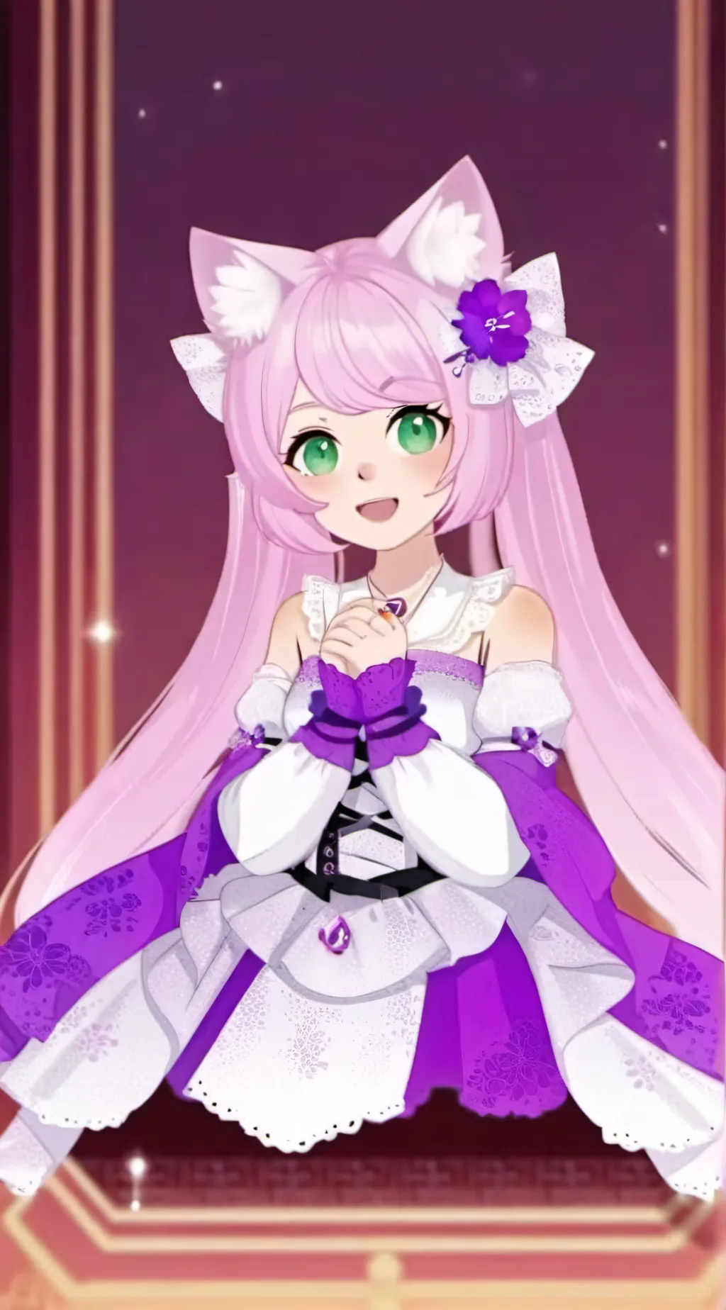 ai character: Luna  background