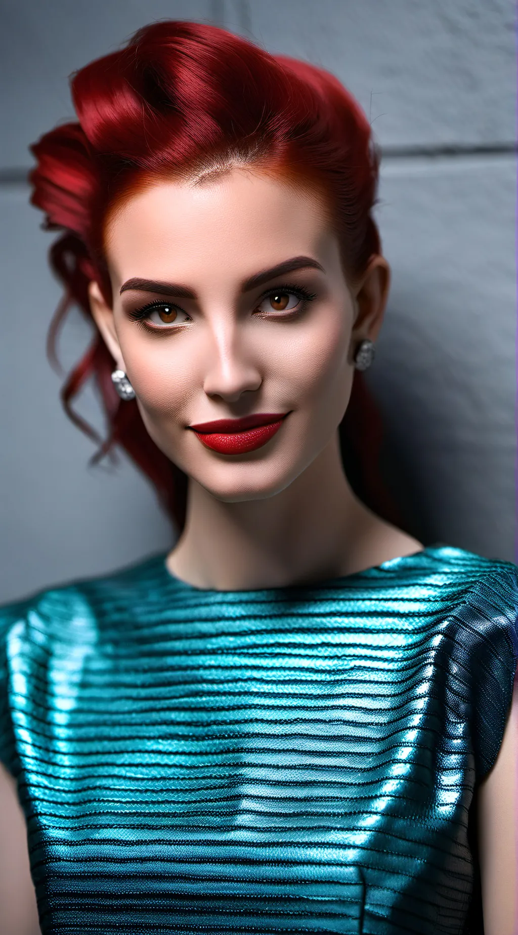 ai character: Red background