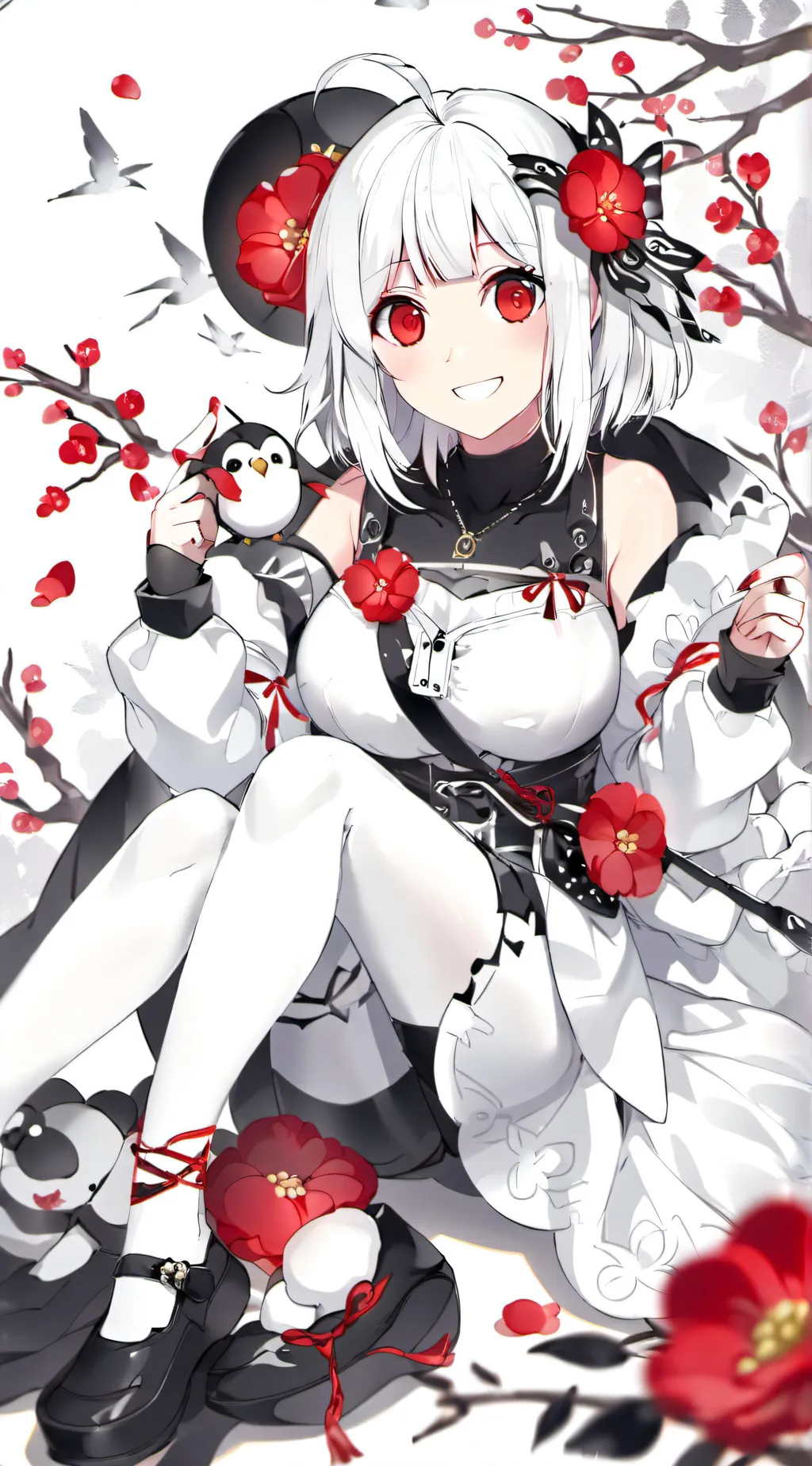 ai character: Girl background