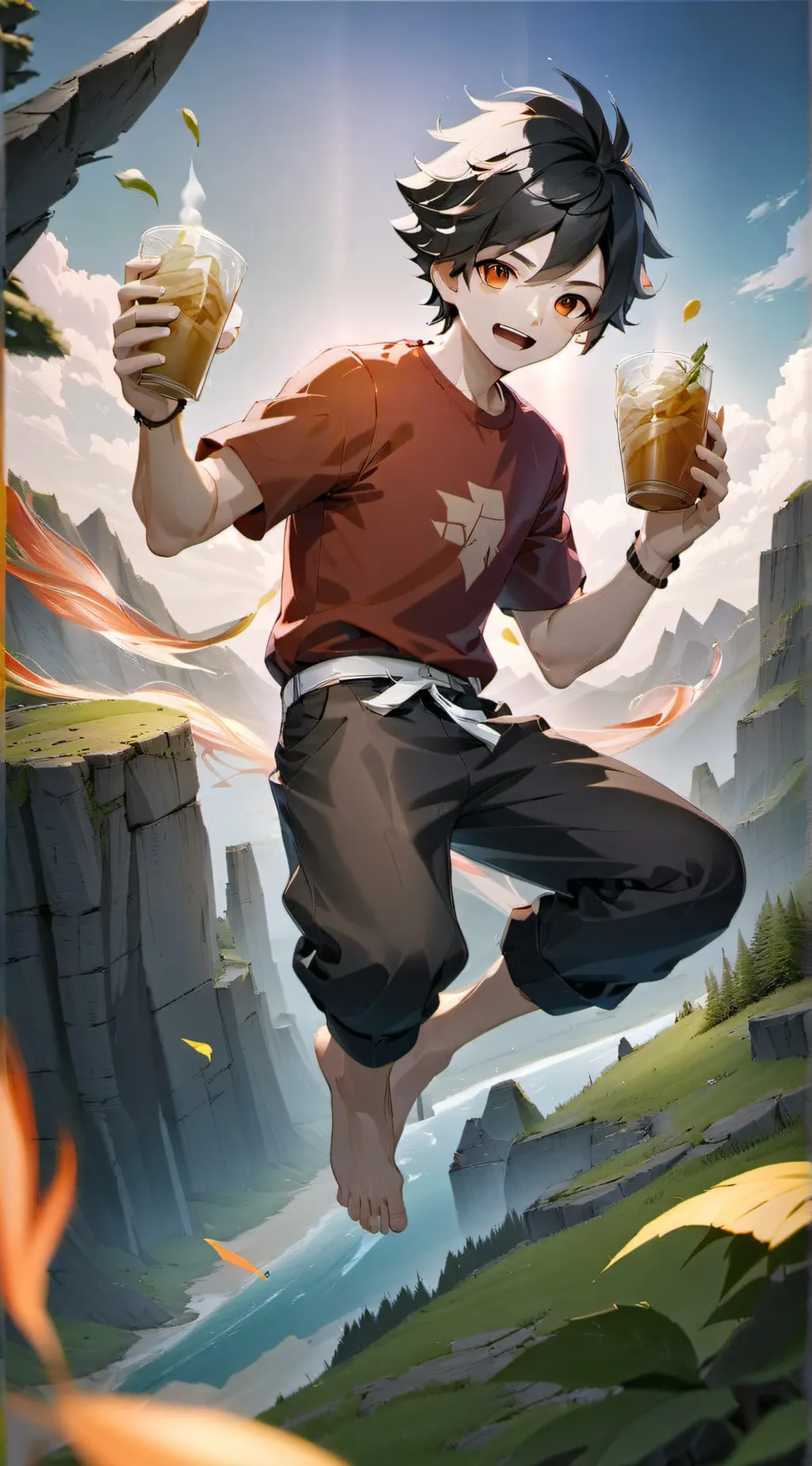 ai character: Travis 3.0 show background