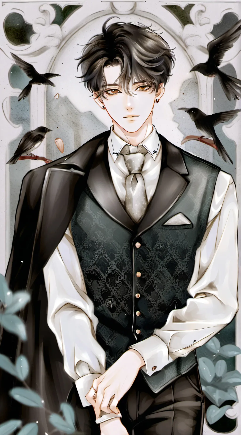 ai character: Alexander  background