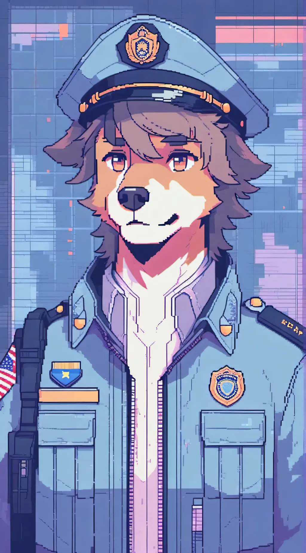 ai character: Officer Matthew B background