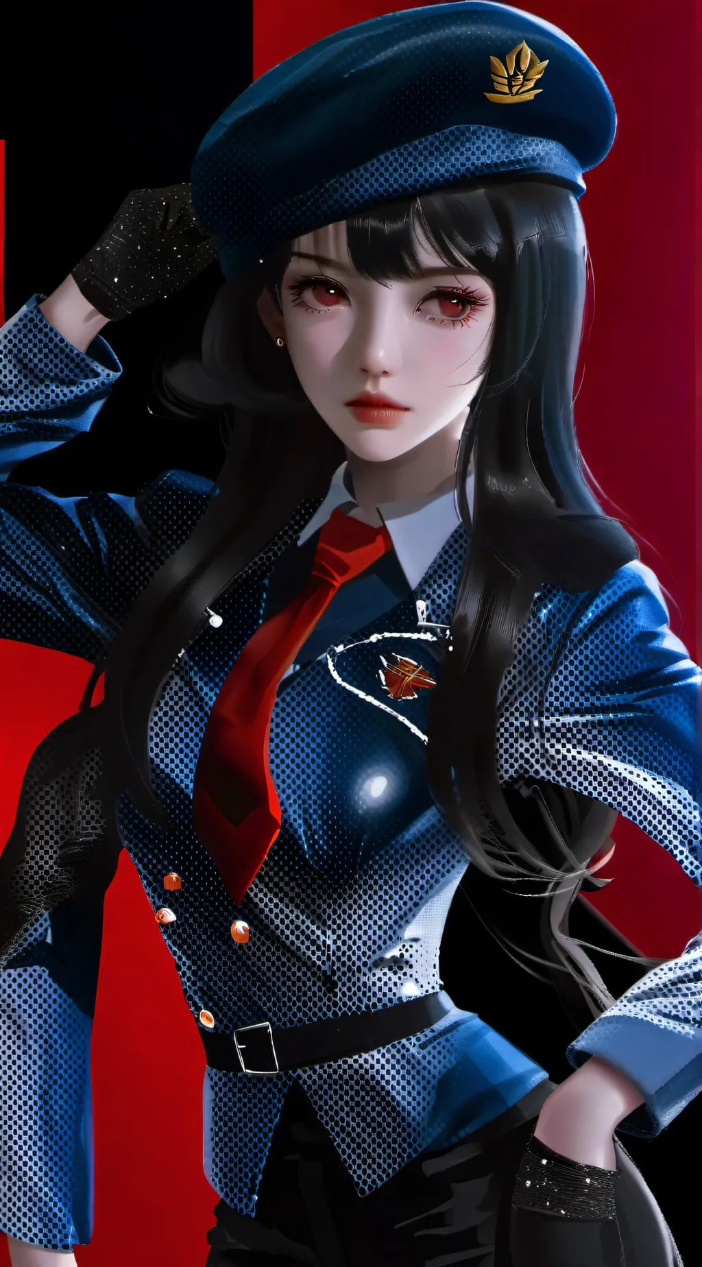 ai character: Aurora background
