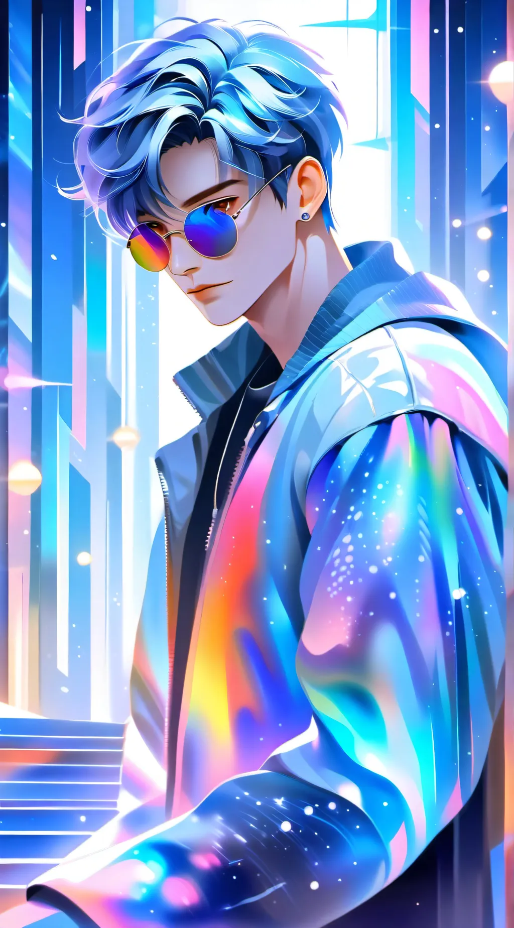 ai character: Nick the  background