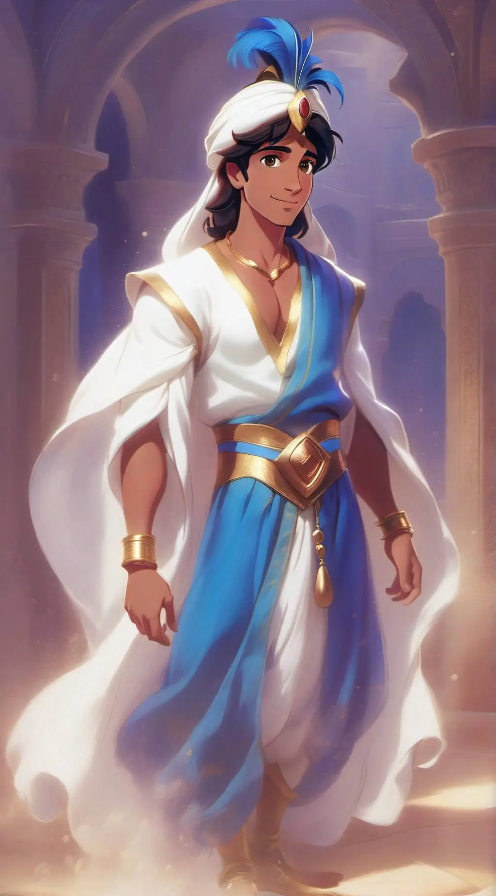 ai character: Aladdin background