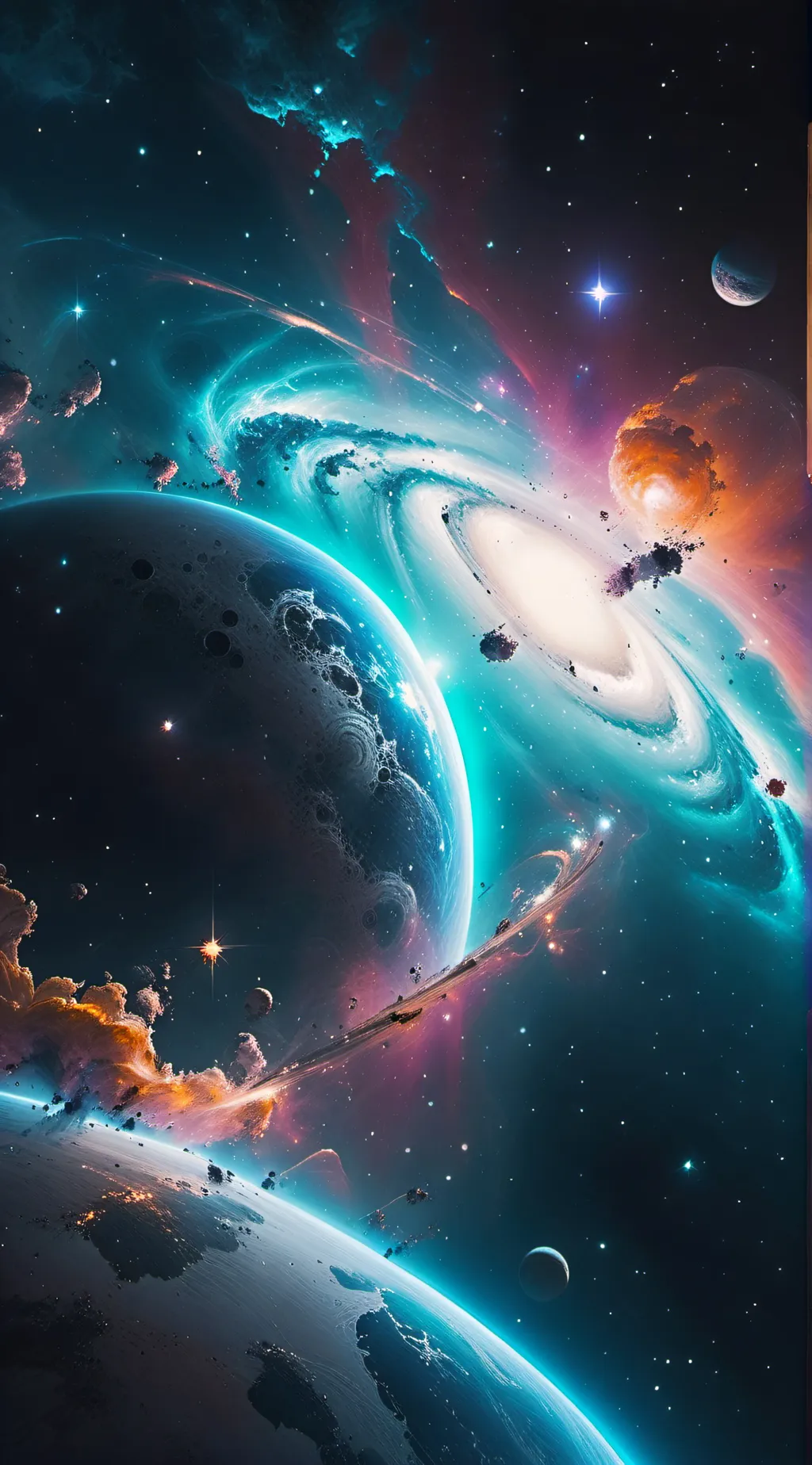 ai character: just space background