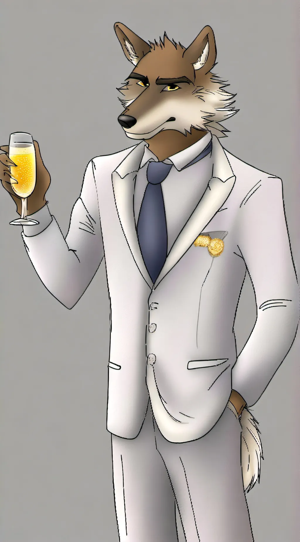 ai character: Mr. Wolf background