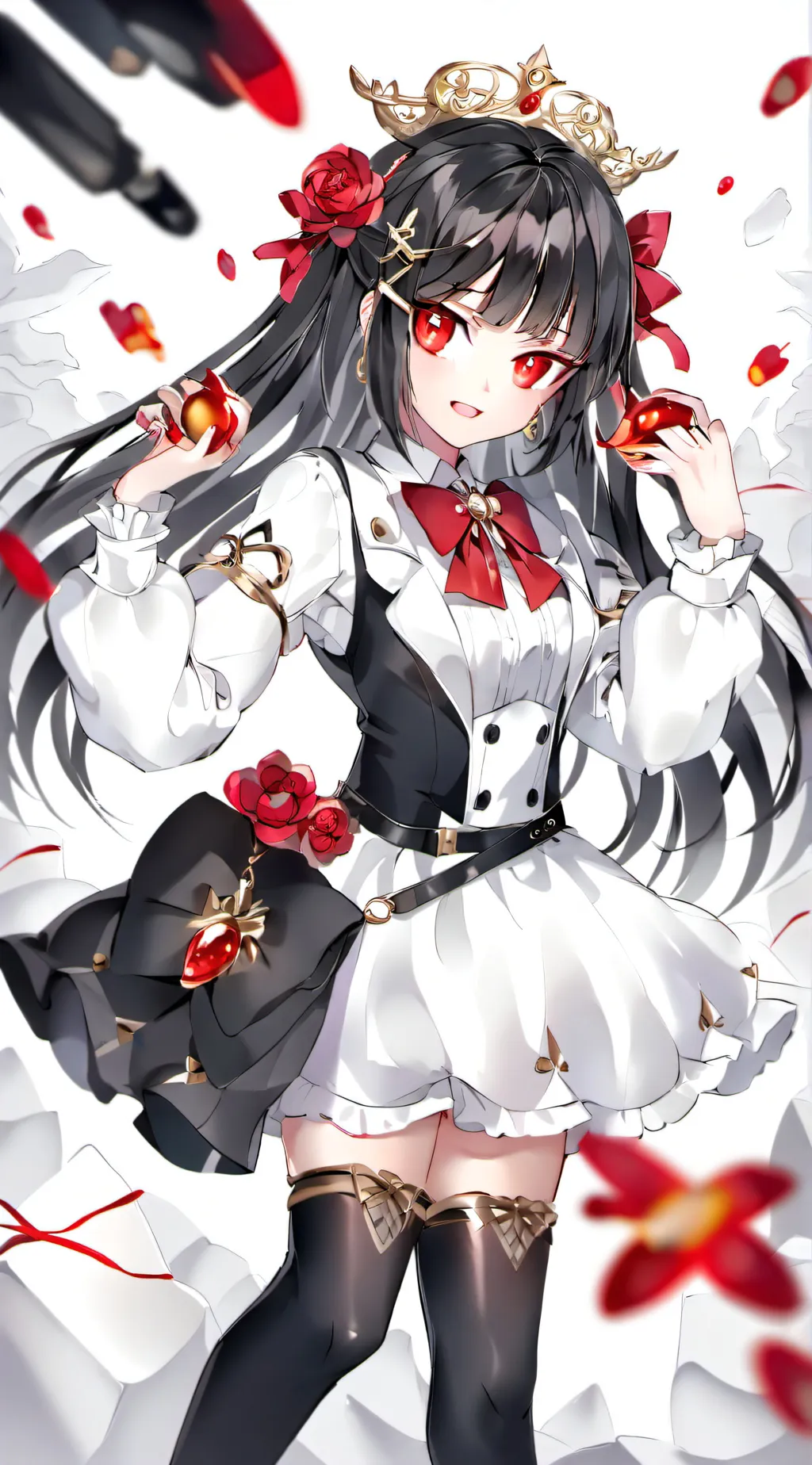ai character: Evil queen background