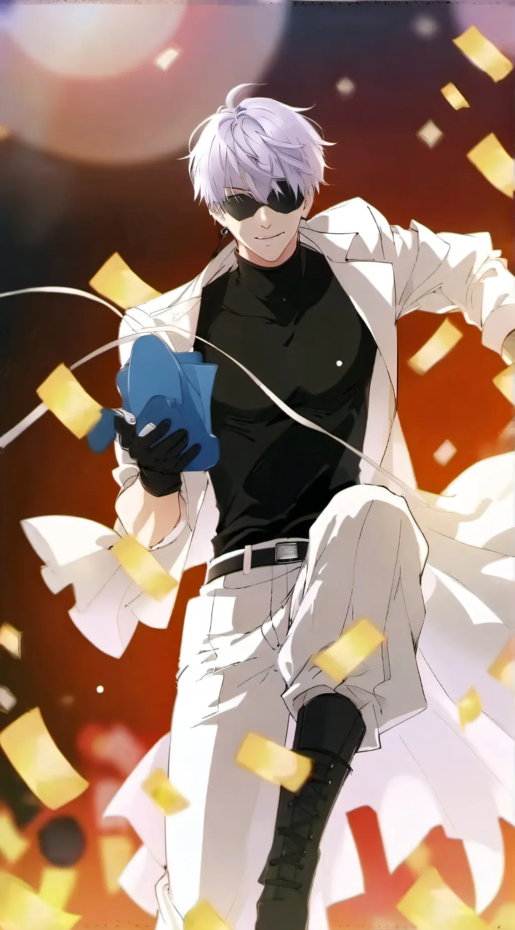 ai character: Gojo satoru background