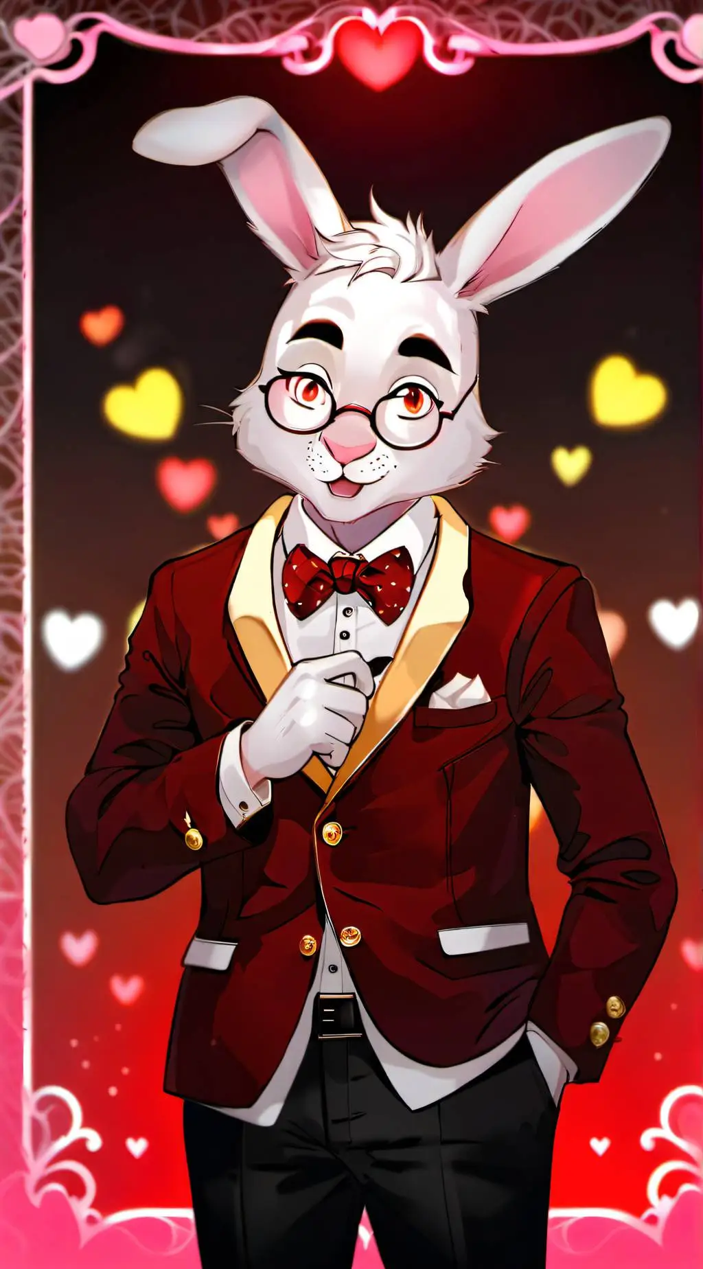 ai character: Mr. Rabbit background